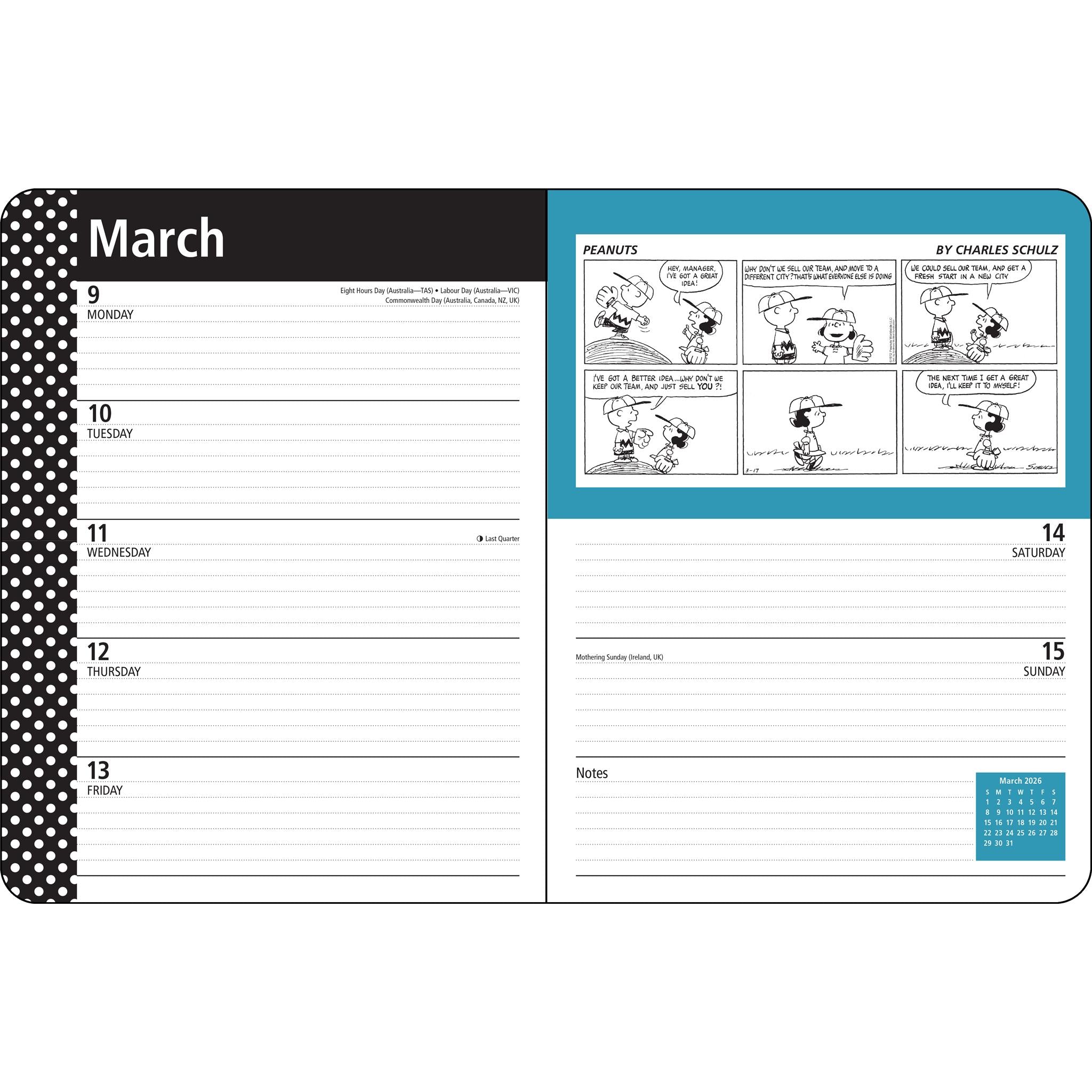 Peanuts® 2026 Engagement Calendar