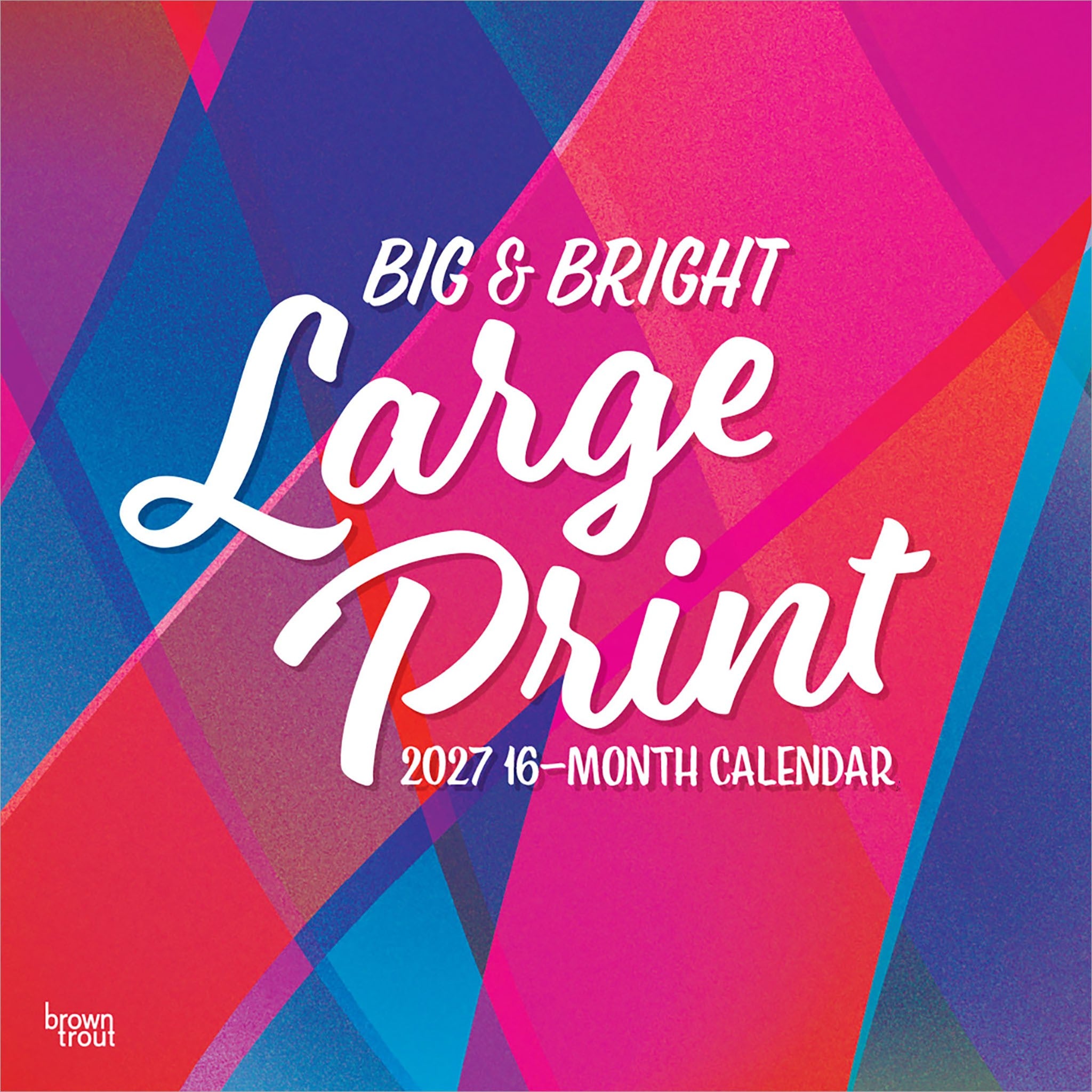 Big and Bright Large Print 2027 Wall Calendar
