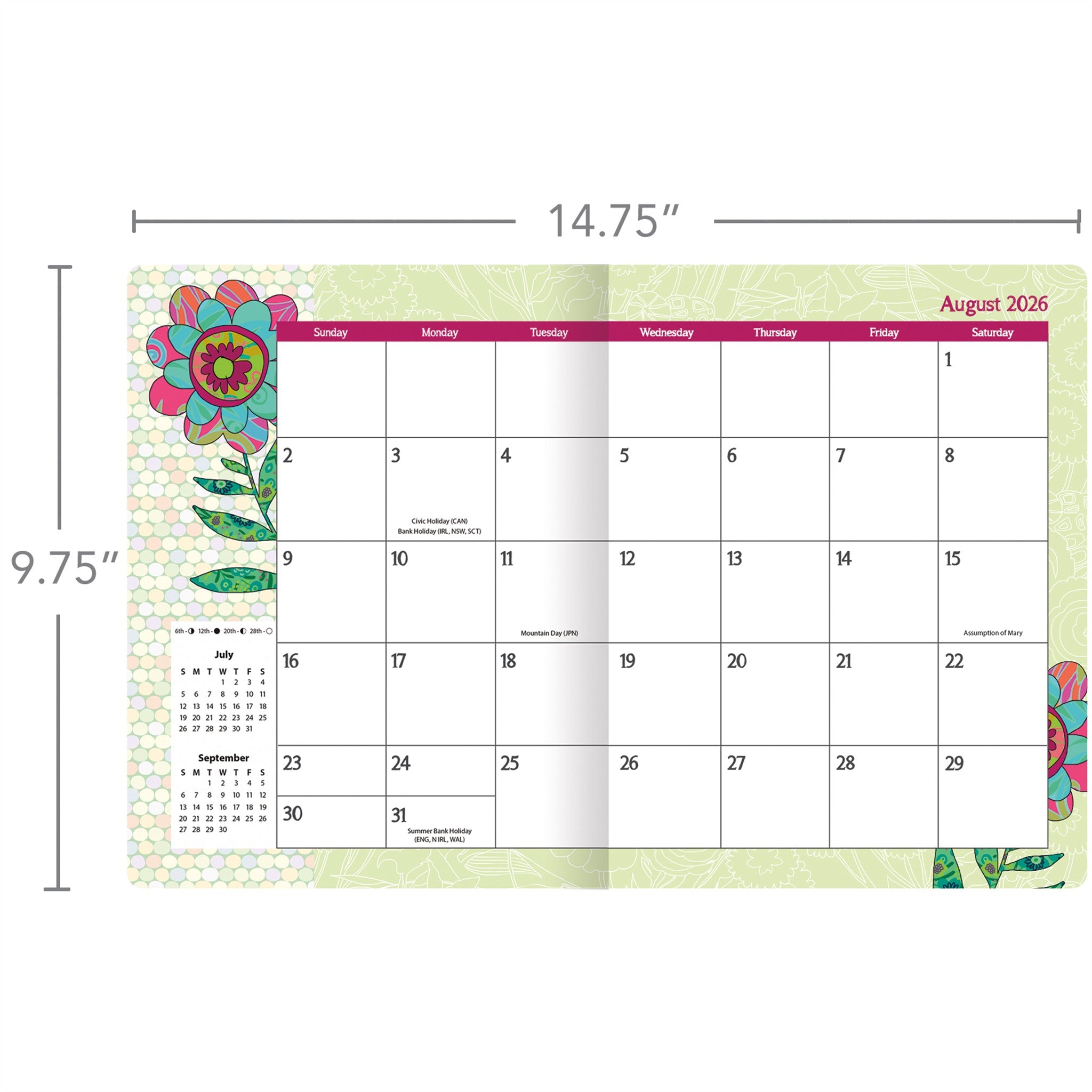 Ladybird 2026-2027 Monthly Engagement Calendar