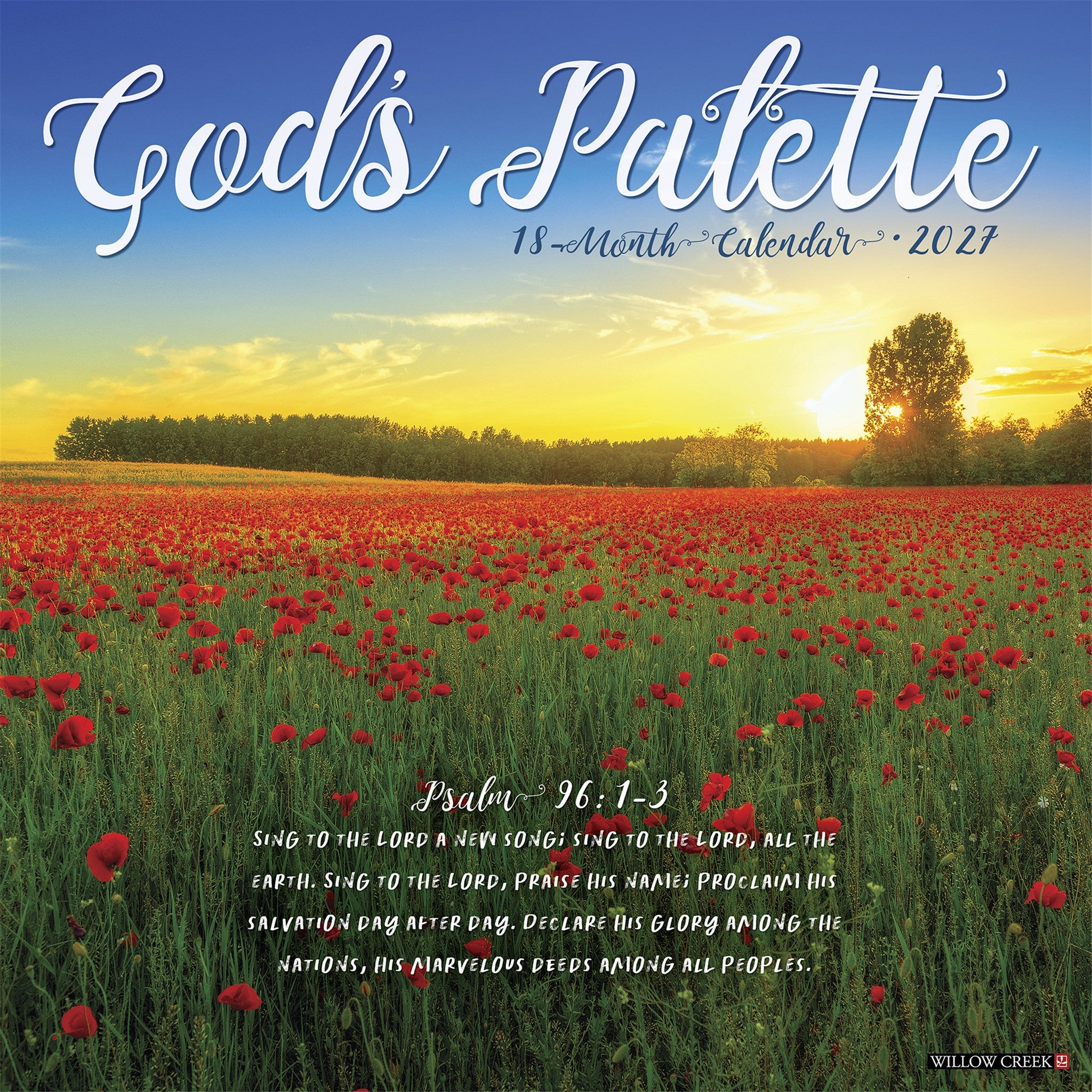God's Palette 2027 Wall Calendar - Online Only