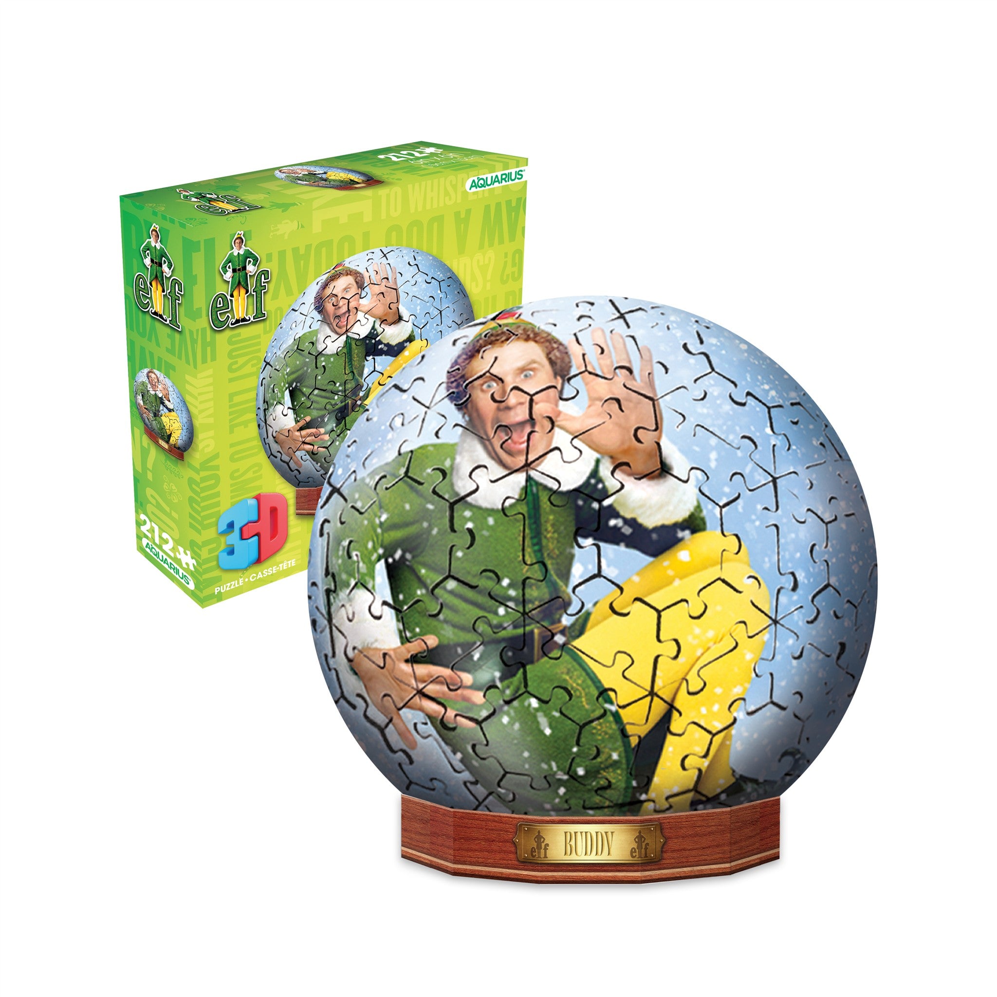 Elf 3D Sphere 212 Piece Puzzle