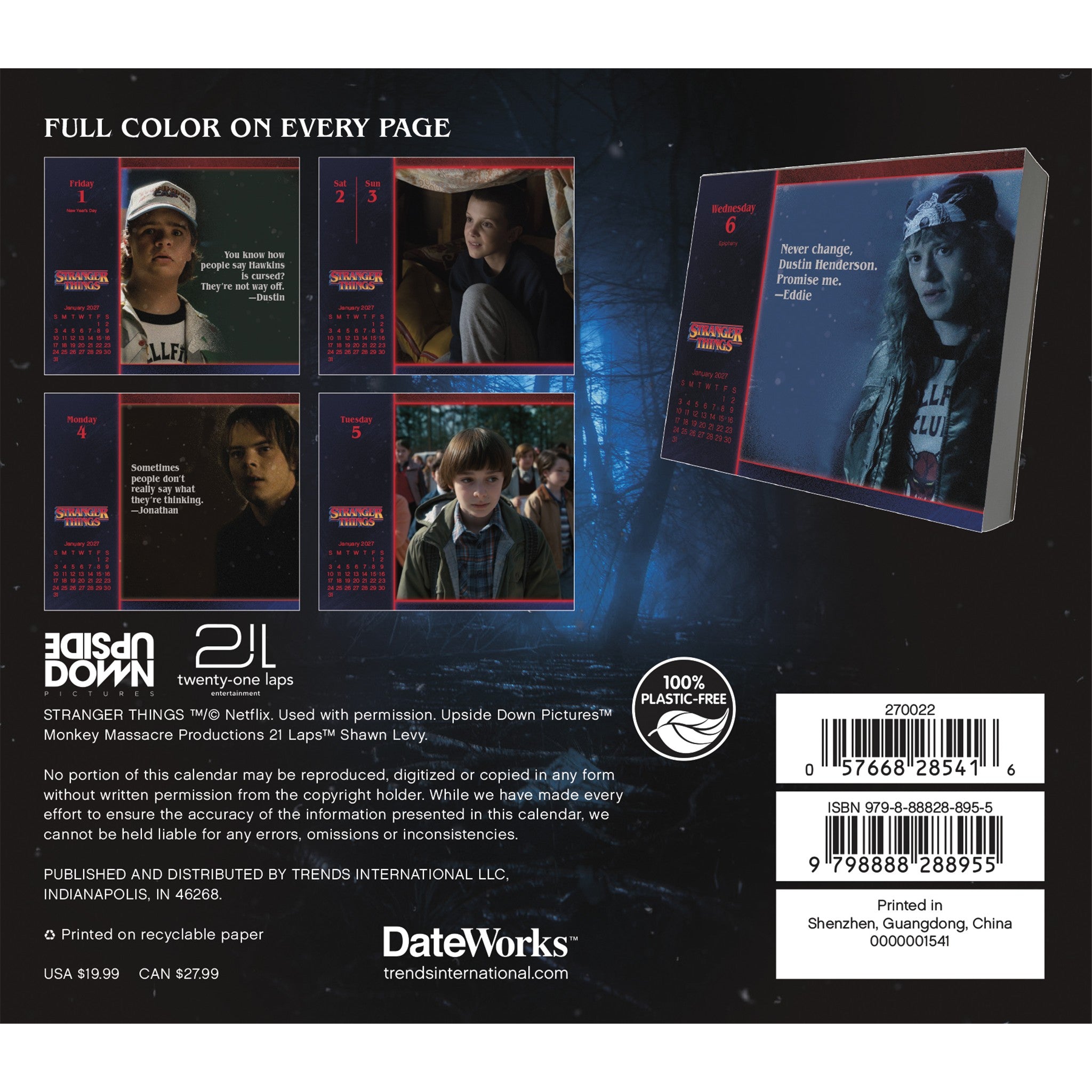 Stranger Things 2027 Box Calendar