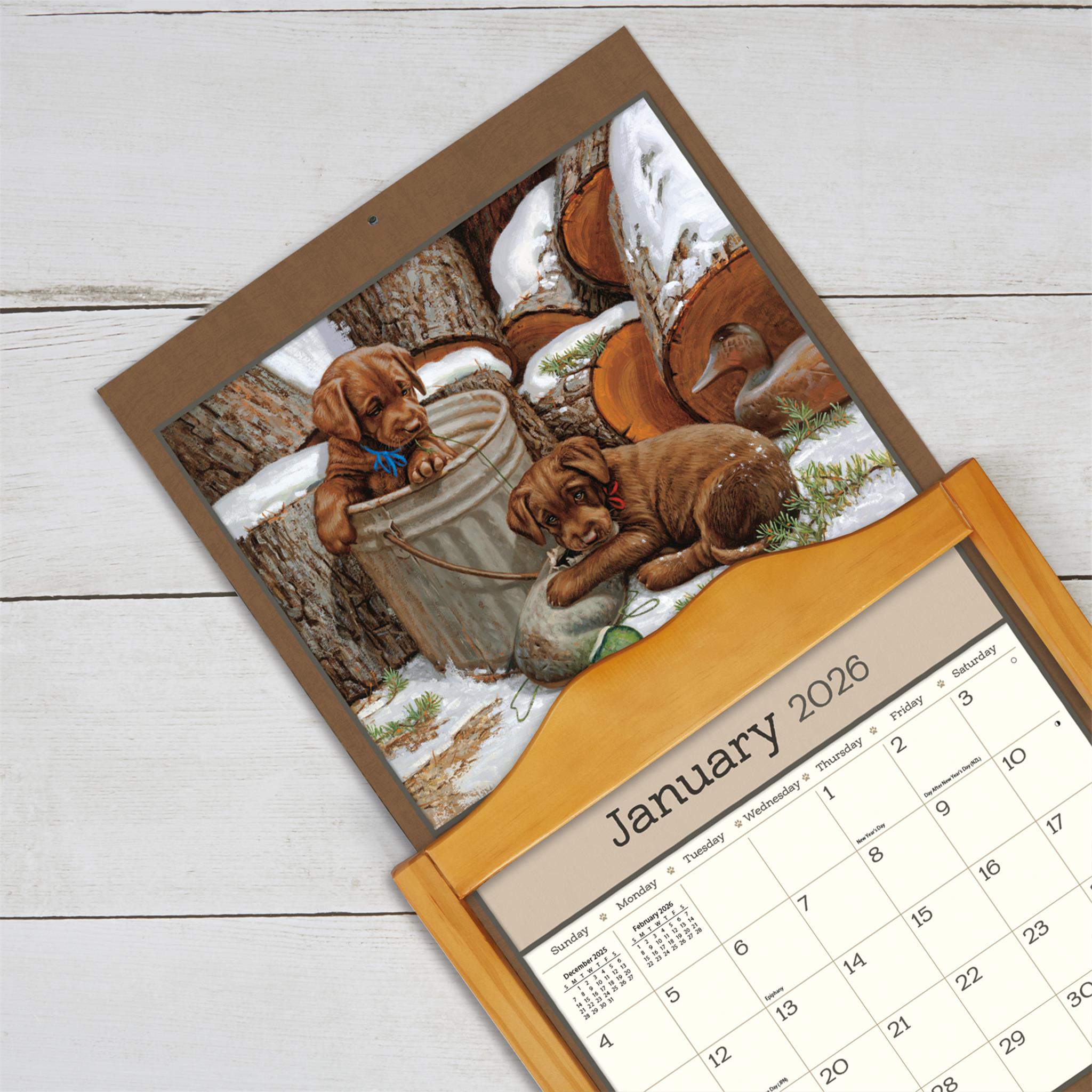 Puppy 2026 Wall Calendar - Online Only