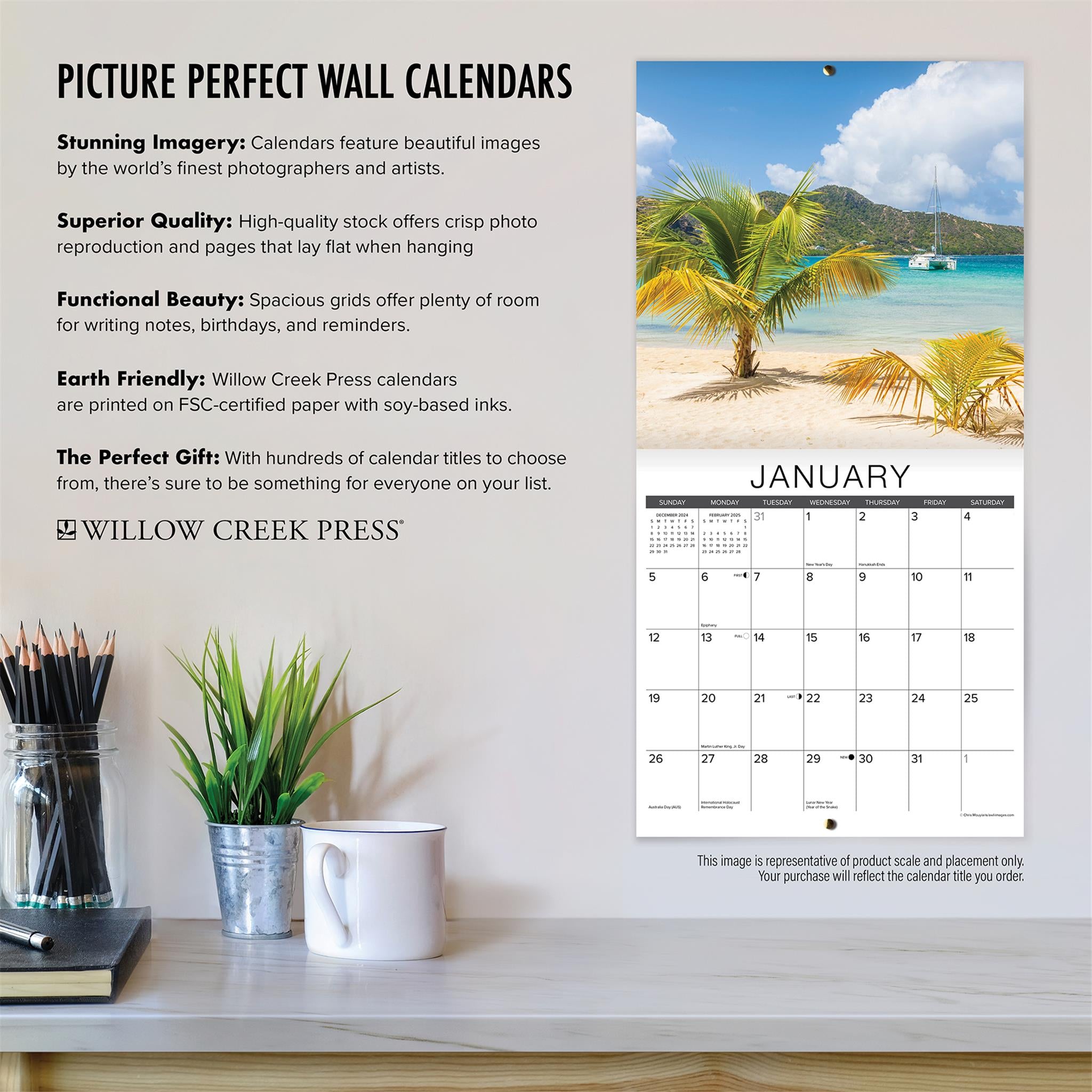 Waterfowl Wall 2025 Calendar