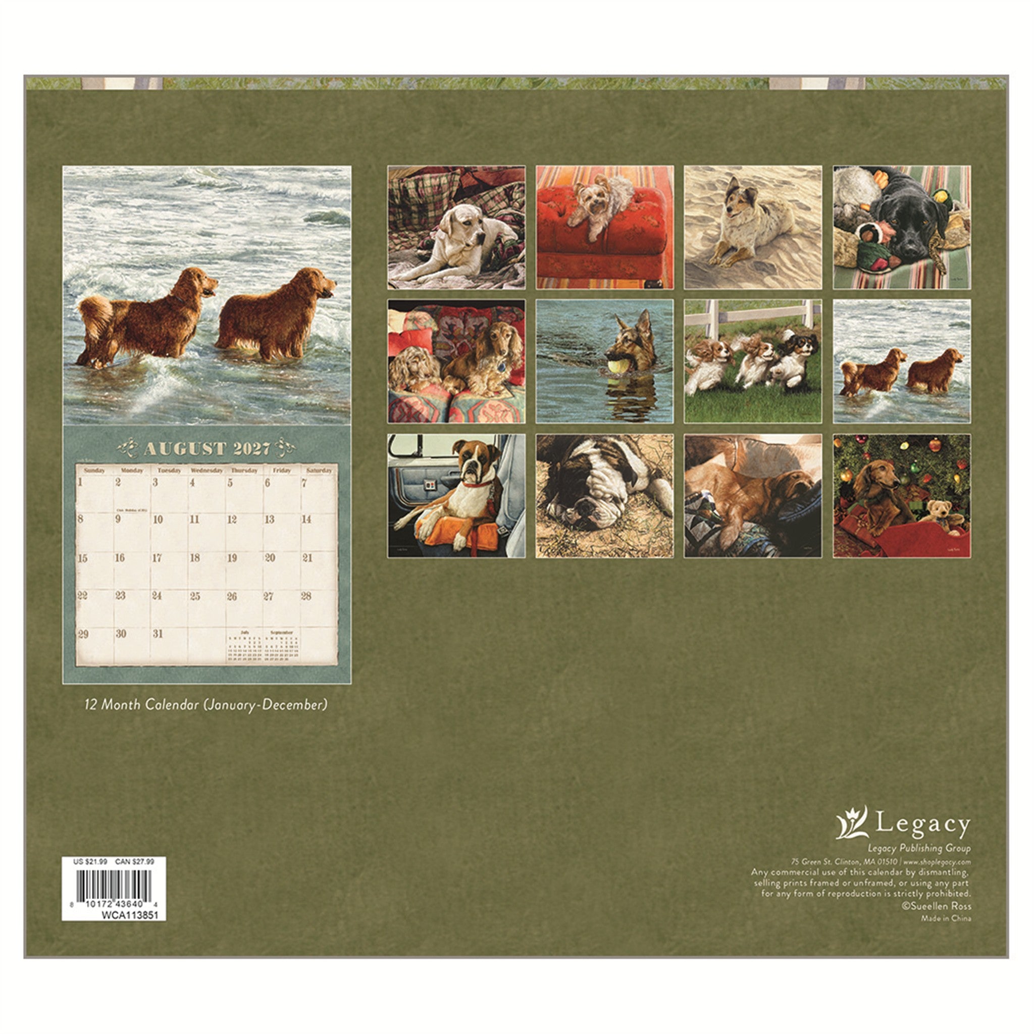 Dogs We Love 2027 Wall Calendar
