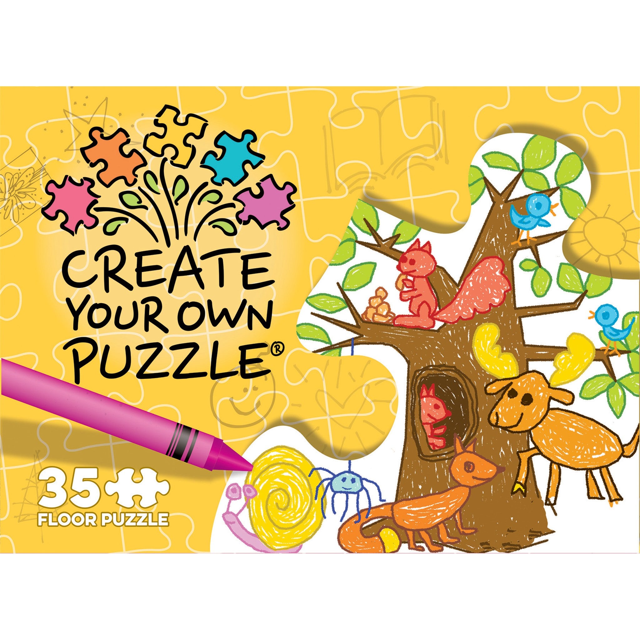 Create Your Own Floor Puzzle: 35 Pieces - Online Only