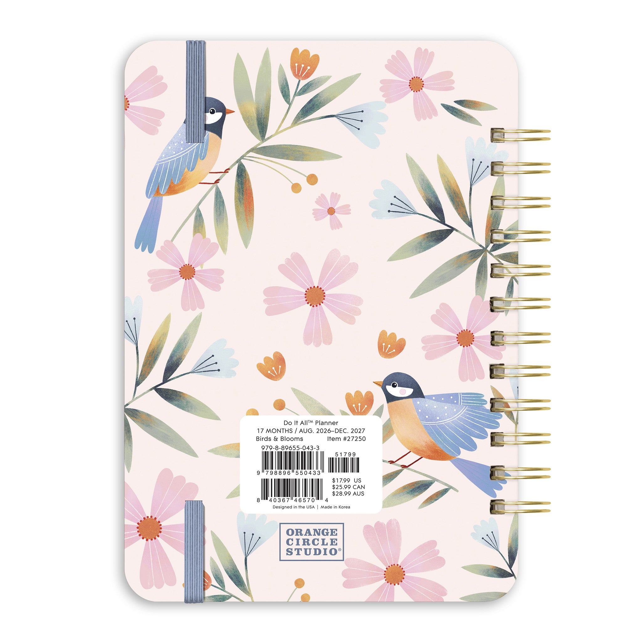 Birds and Blooms Do It All 2026-2027 Engagement Calendar