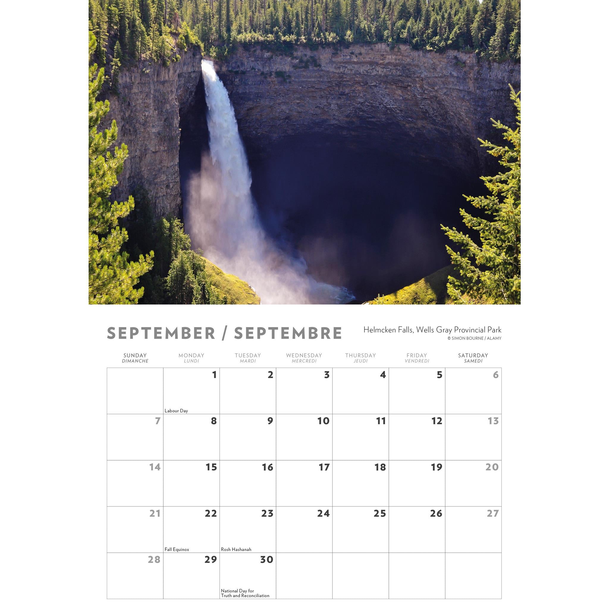 Canadian Rockies Mini 2025 Calendar