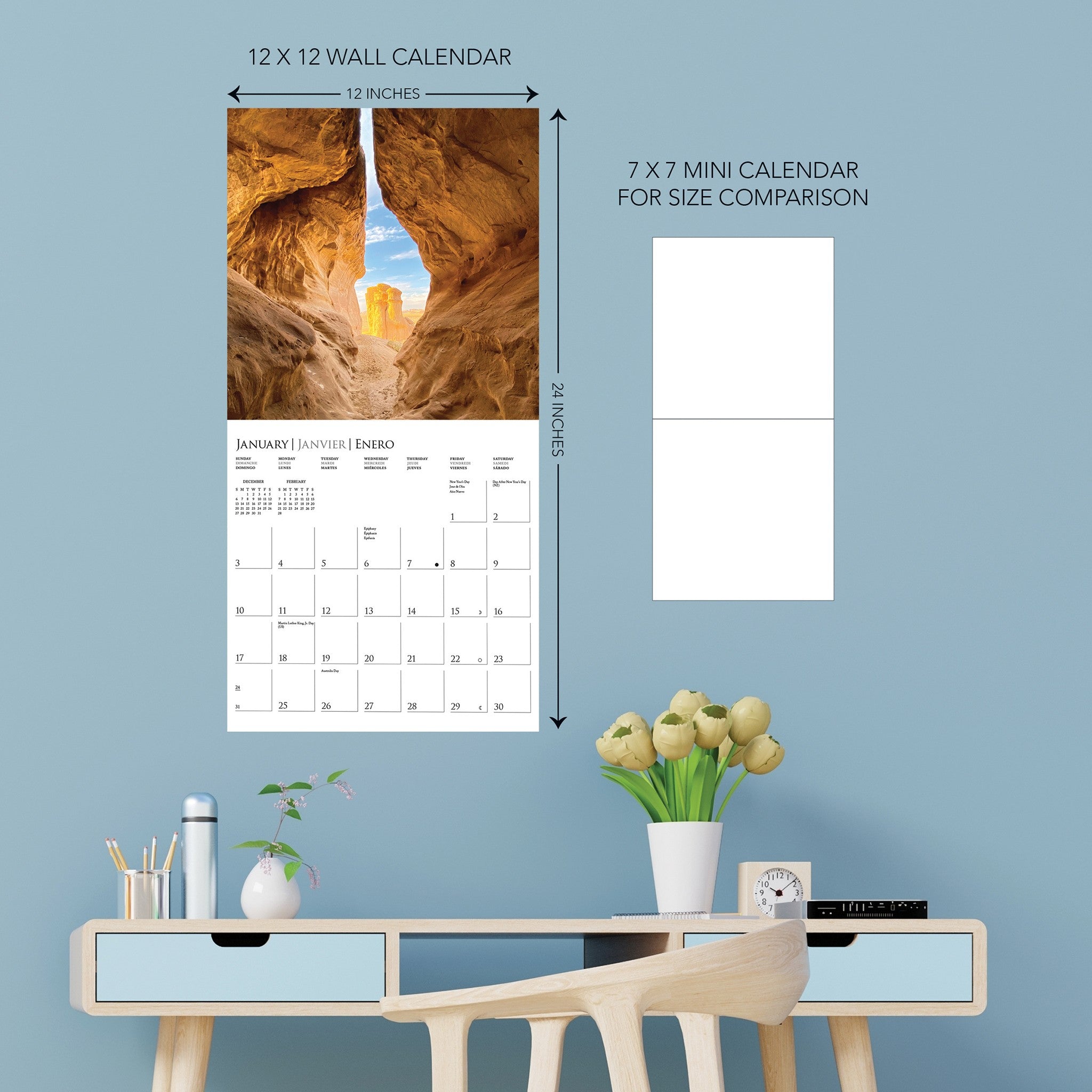 Unforgettable Destinations 2027 Wall Calendar - Online Only
