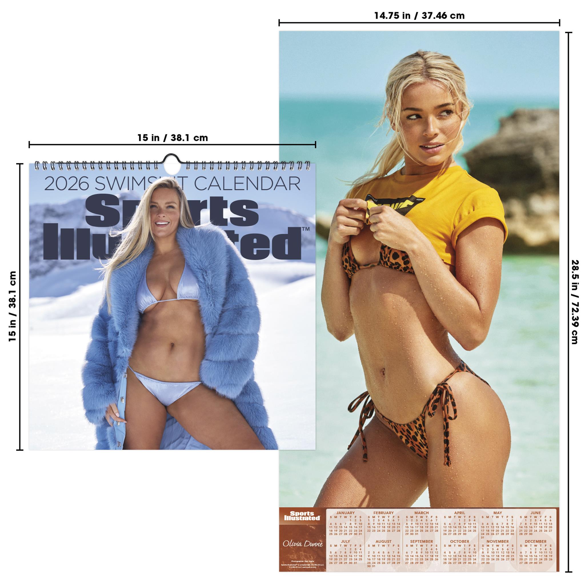 Sports Illustrated Swimsuit Deluxe 2026 Wall Calendar - Online Only