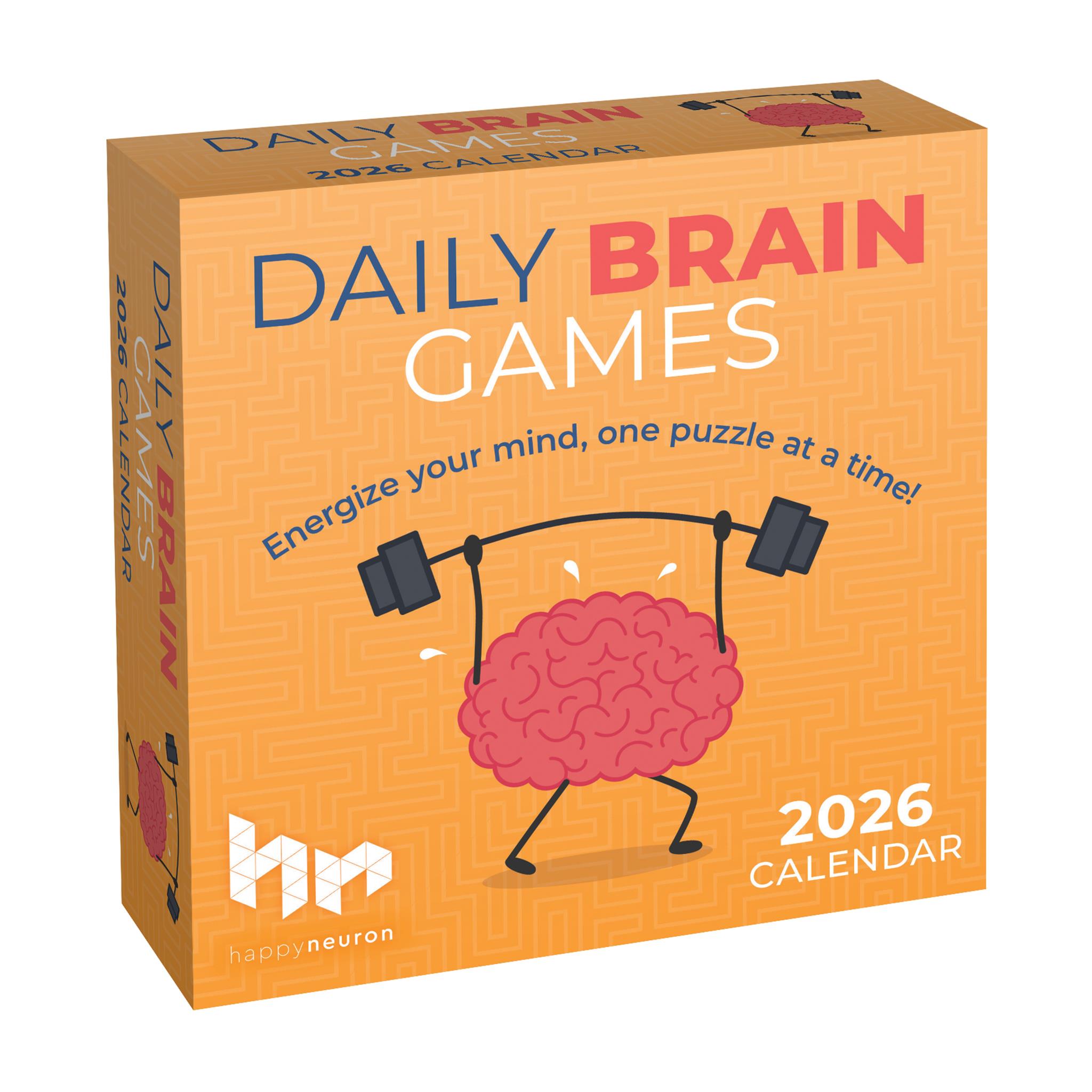 Daily Brain Games 2026 Box Calendar - Online Only