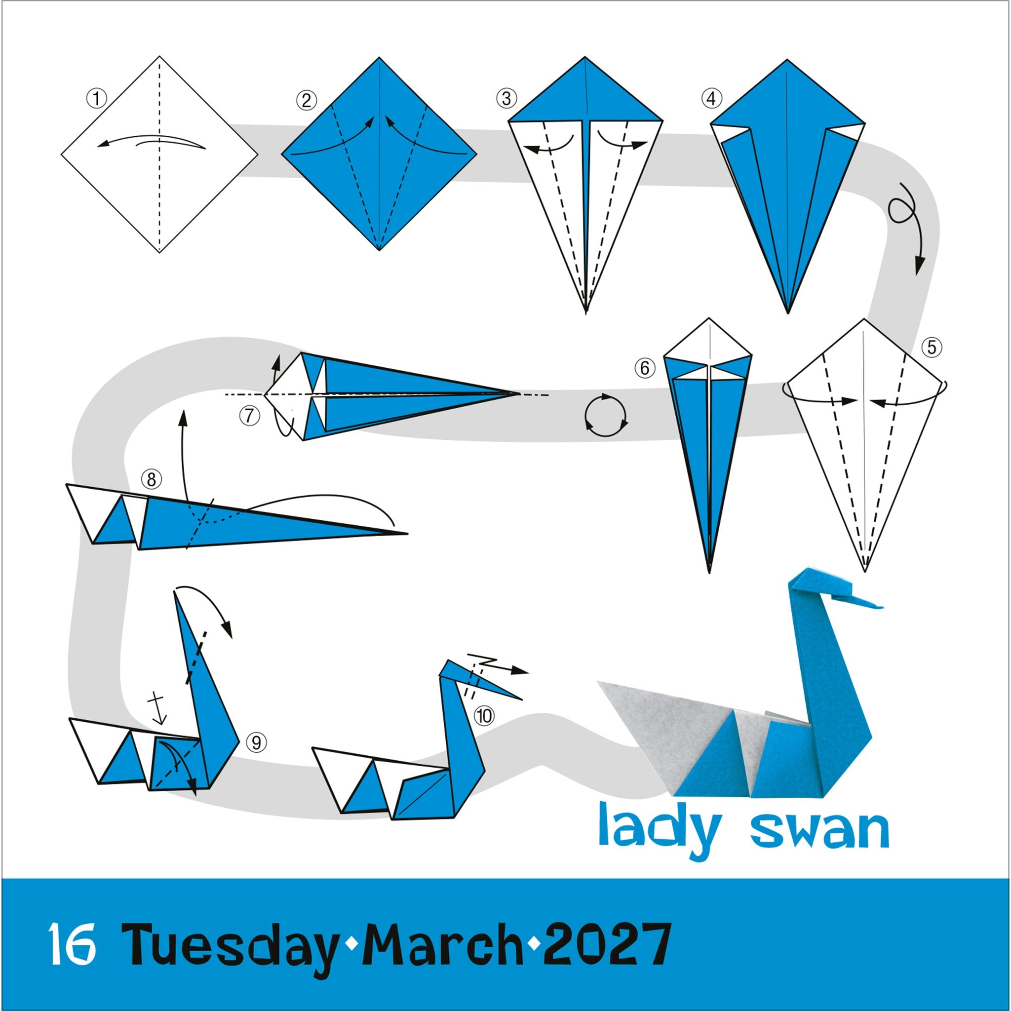 Origami 2027 Box Calendar