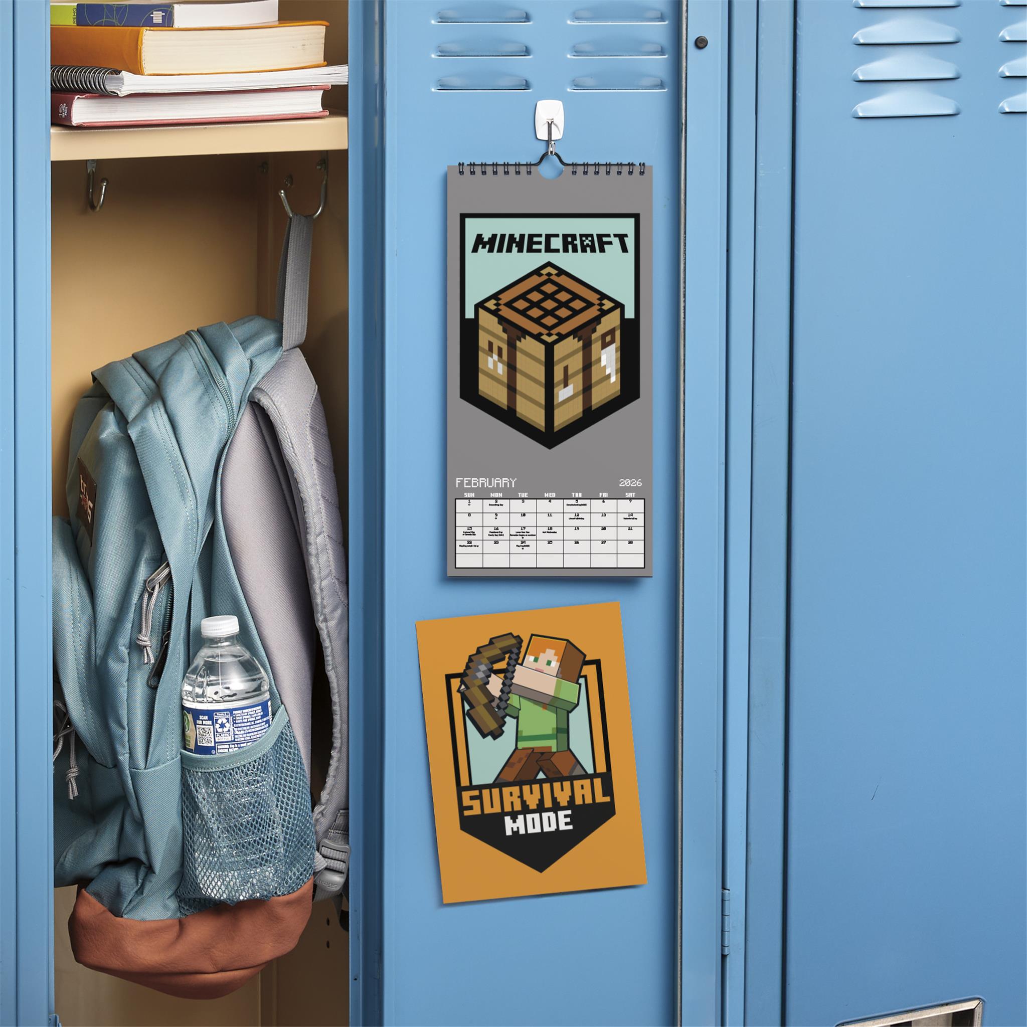 Minecraft 2026 Mini Poster Calendar