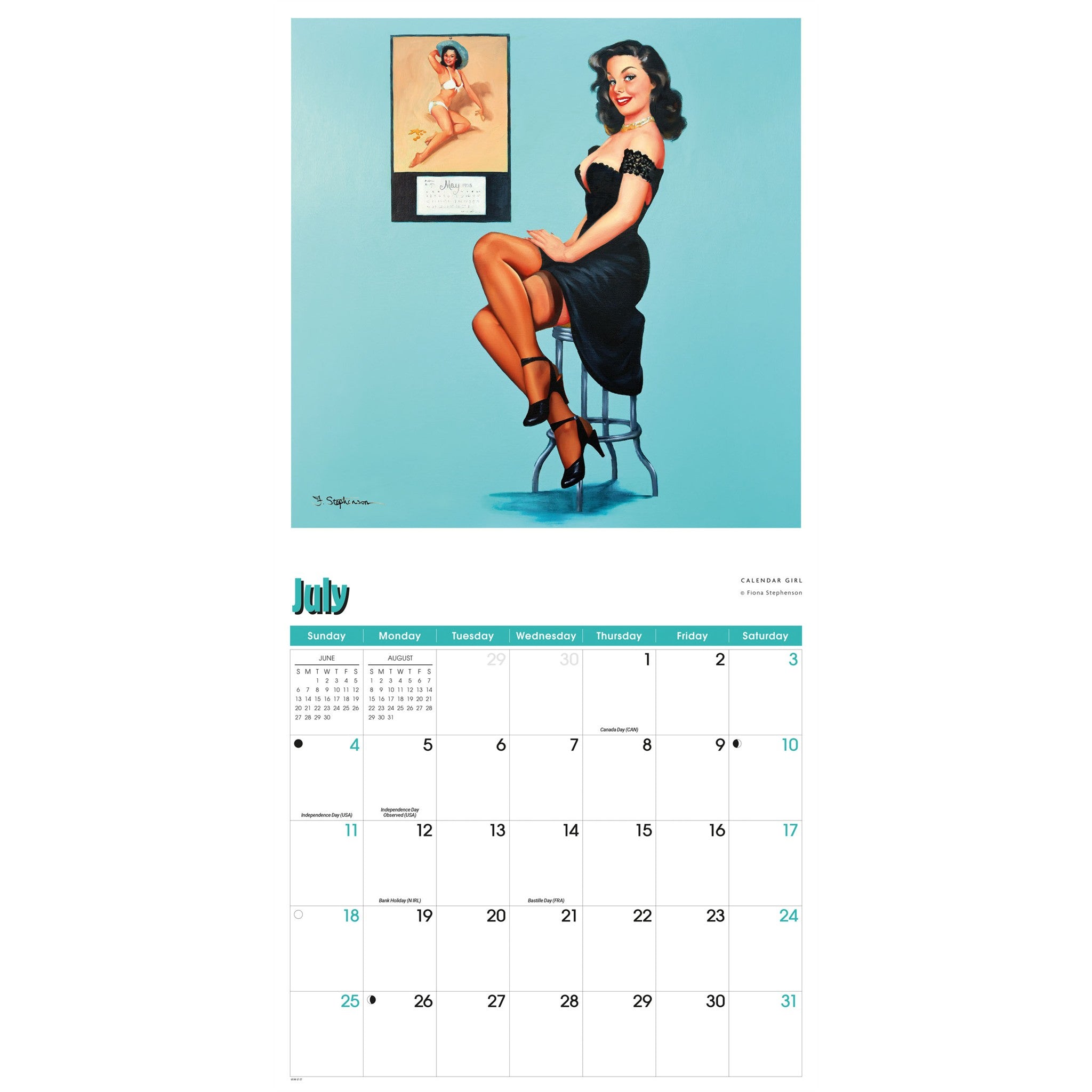 Pin Ups 2027 Wall Calendar