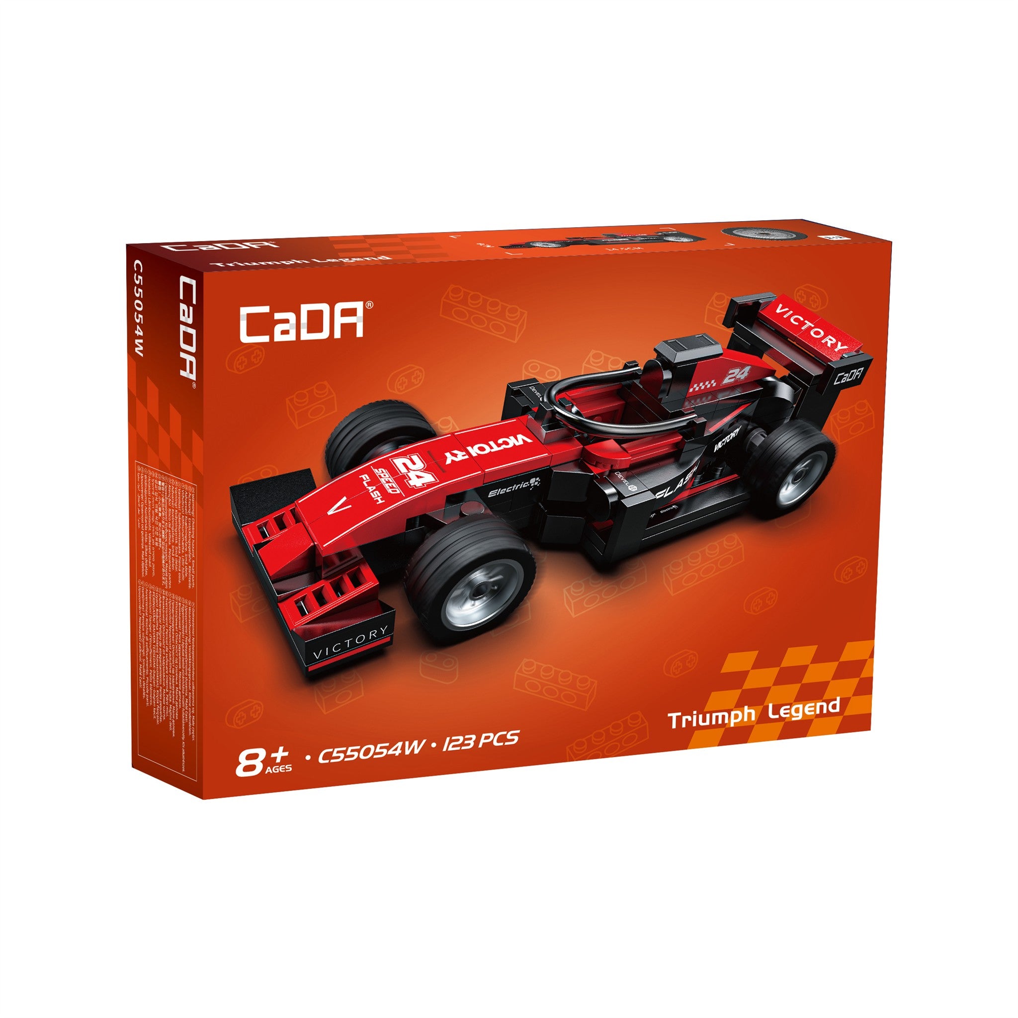 Red Triumph Legend 123 Pieces