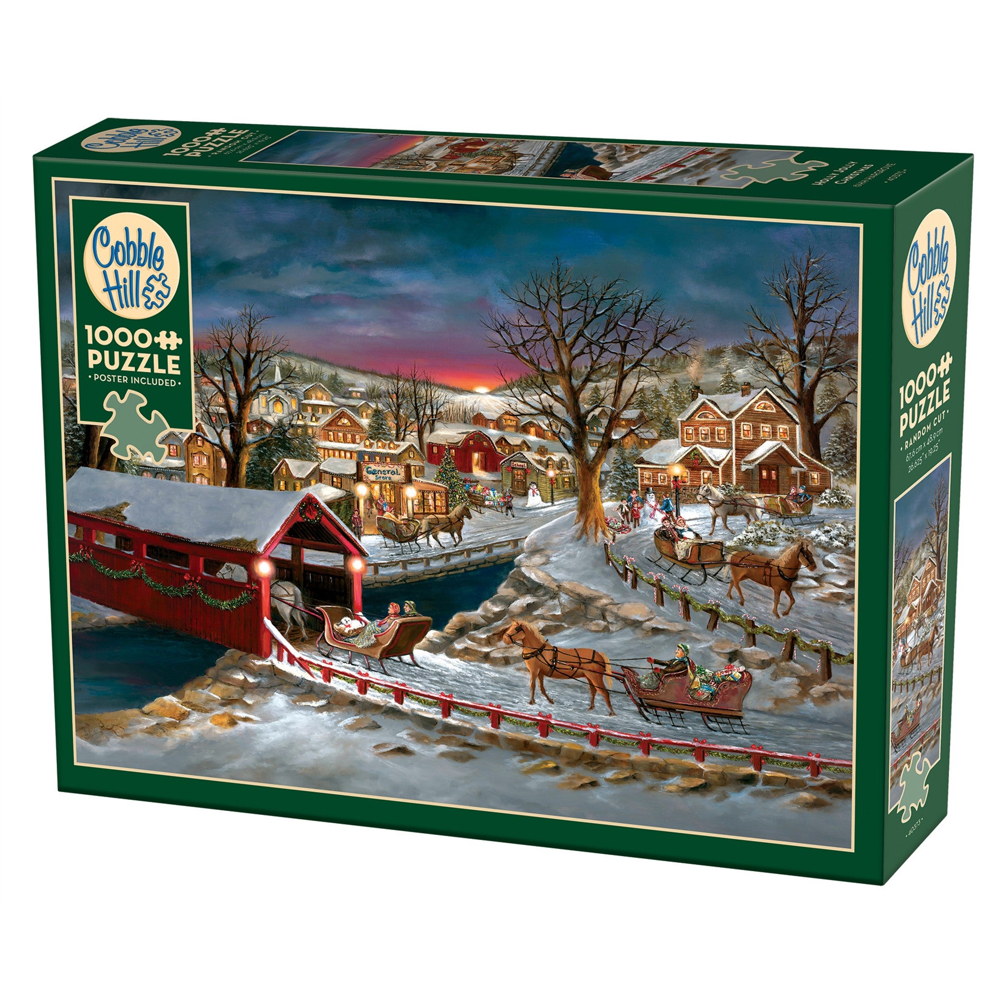 Holly Jolly Christmas Exclusive 1000 Piece Puzzle