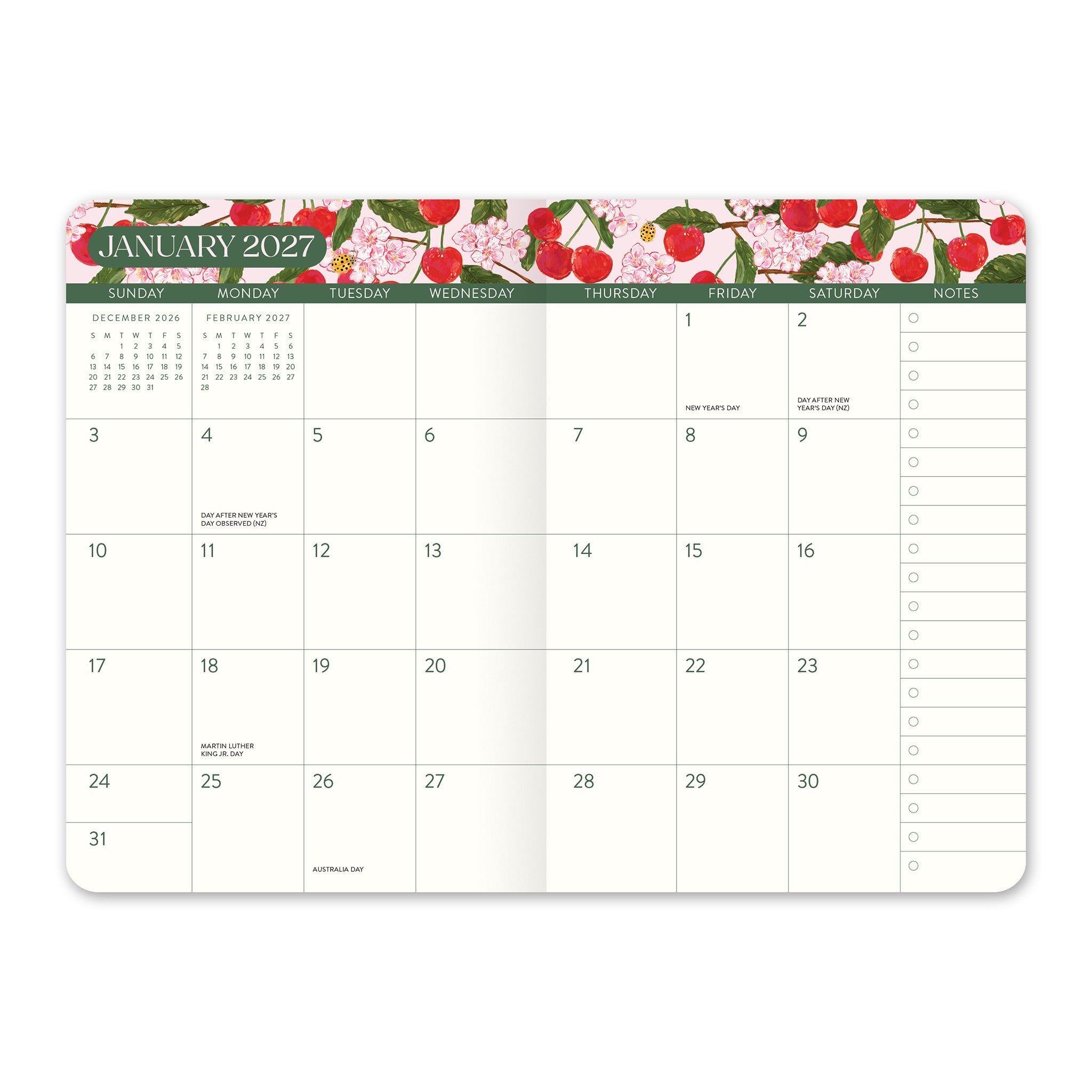 Fruit Flora 2026-2027 Pocket Planner - Online Only