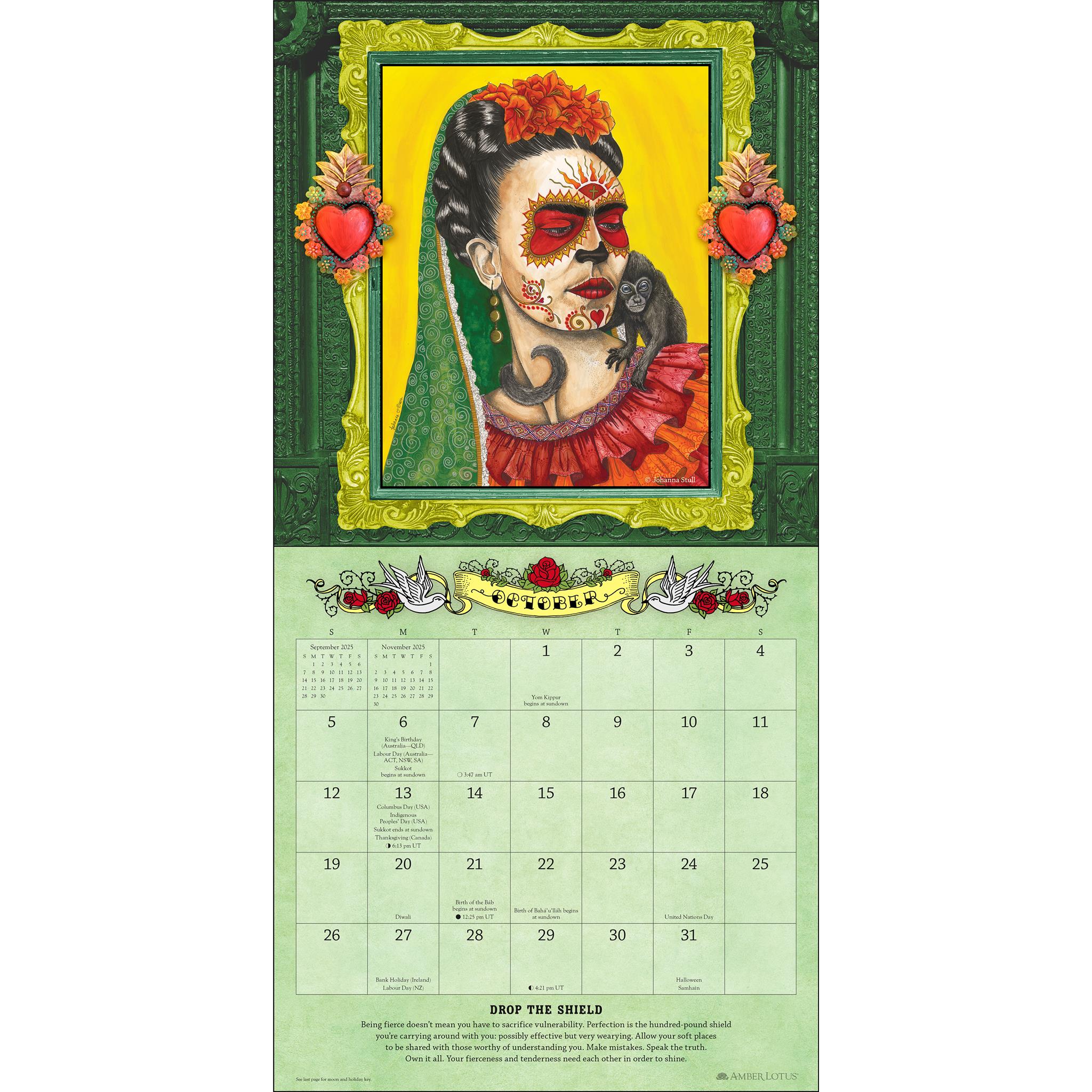 For The Love Of Frida Wall 2025 Calendar
