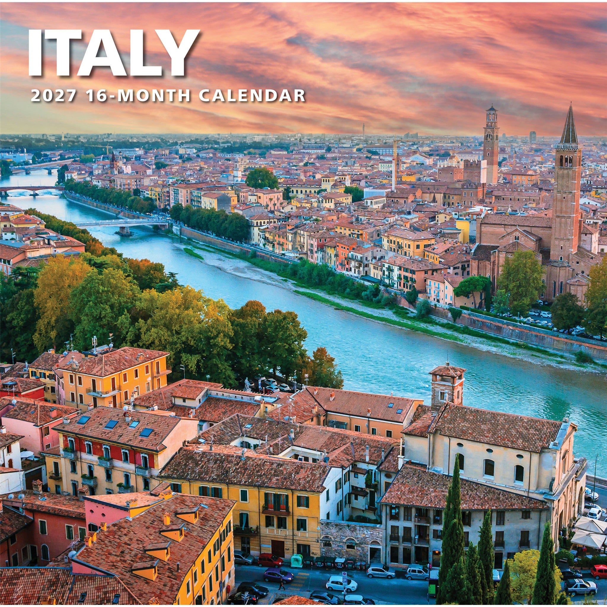Italy 2027 Wall Calendar