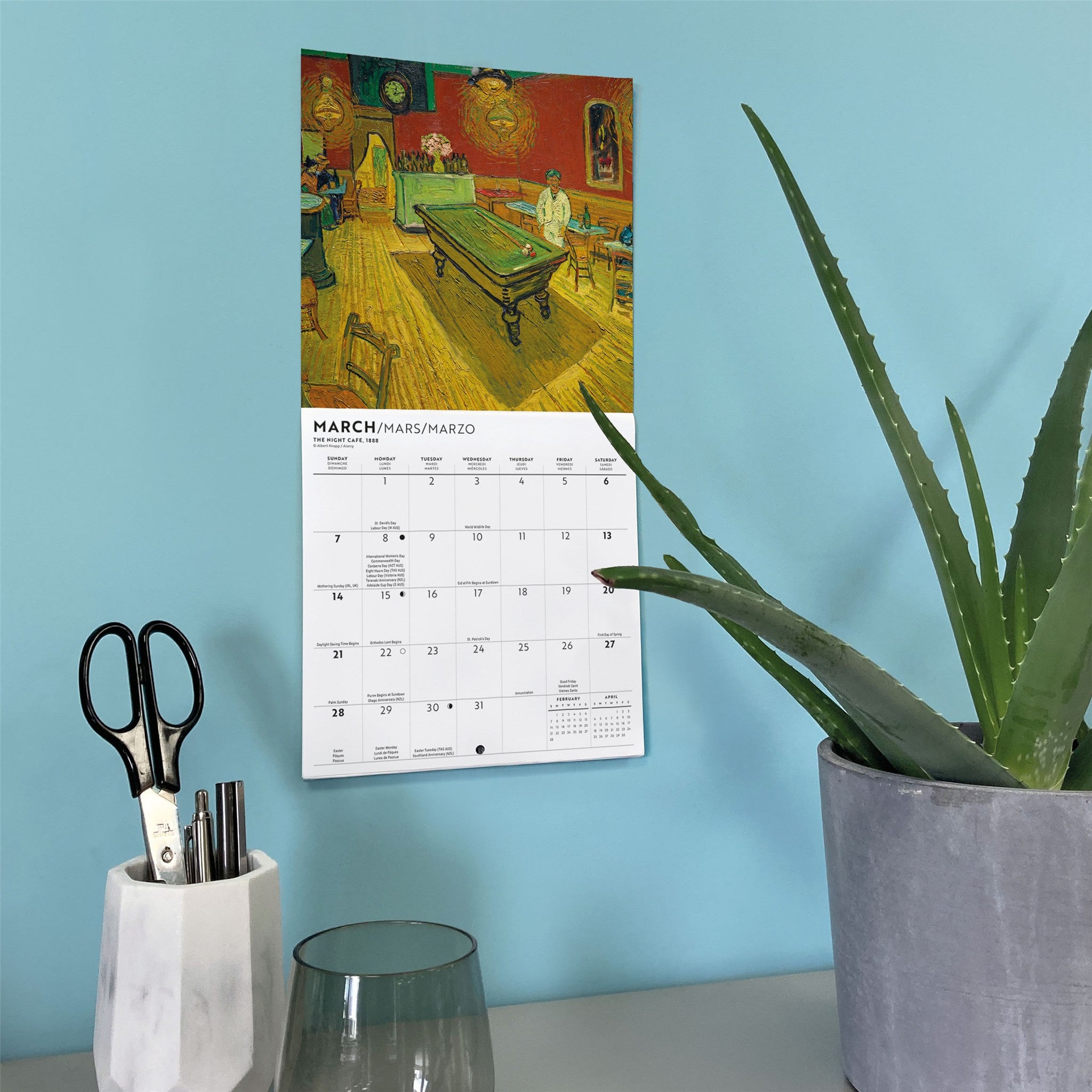 Van Gogh 2027 Mini Calendar