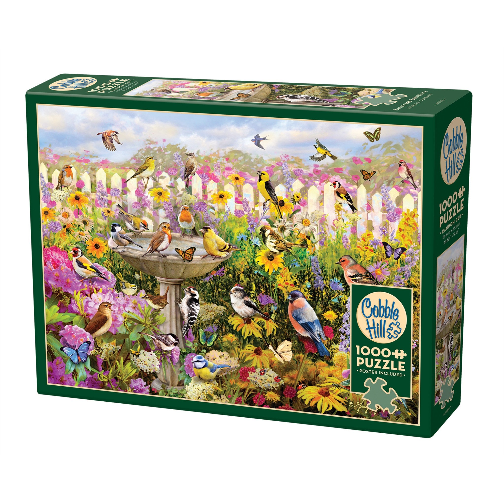 Backyard Bird Bath 1000 Piece Puzzle