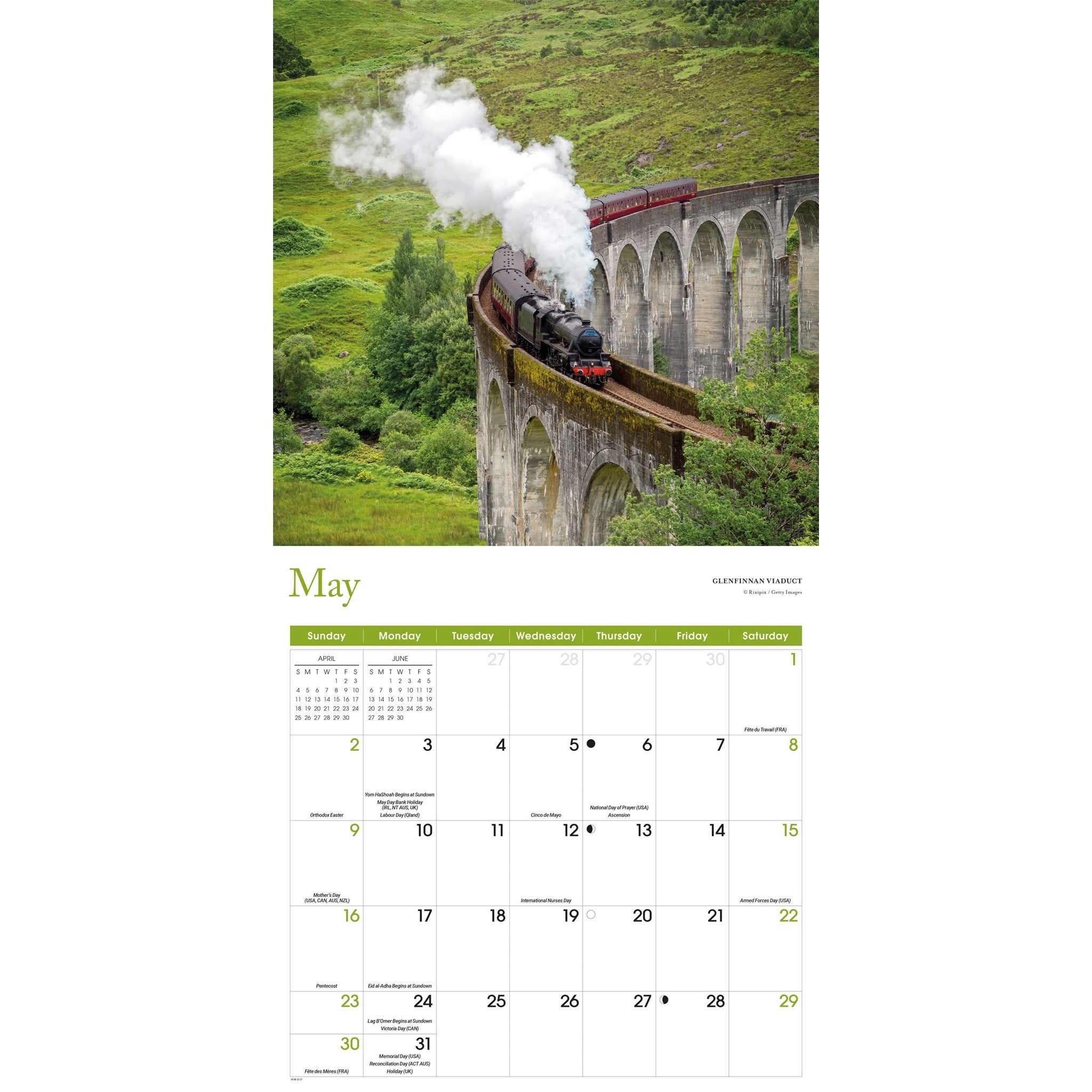 Scotland 2027 Wall Calendar