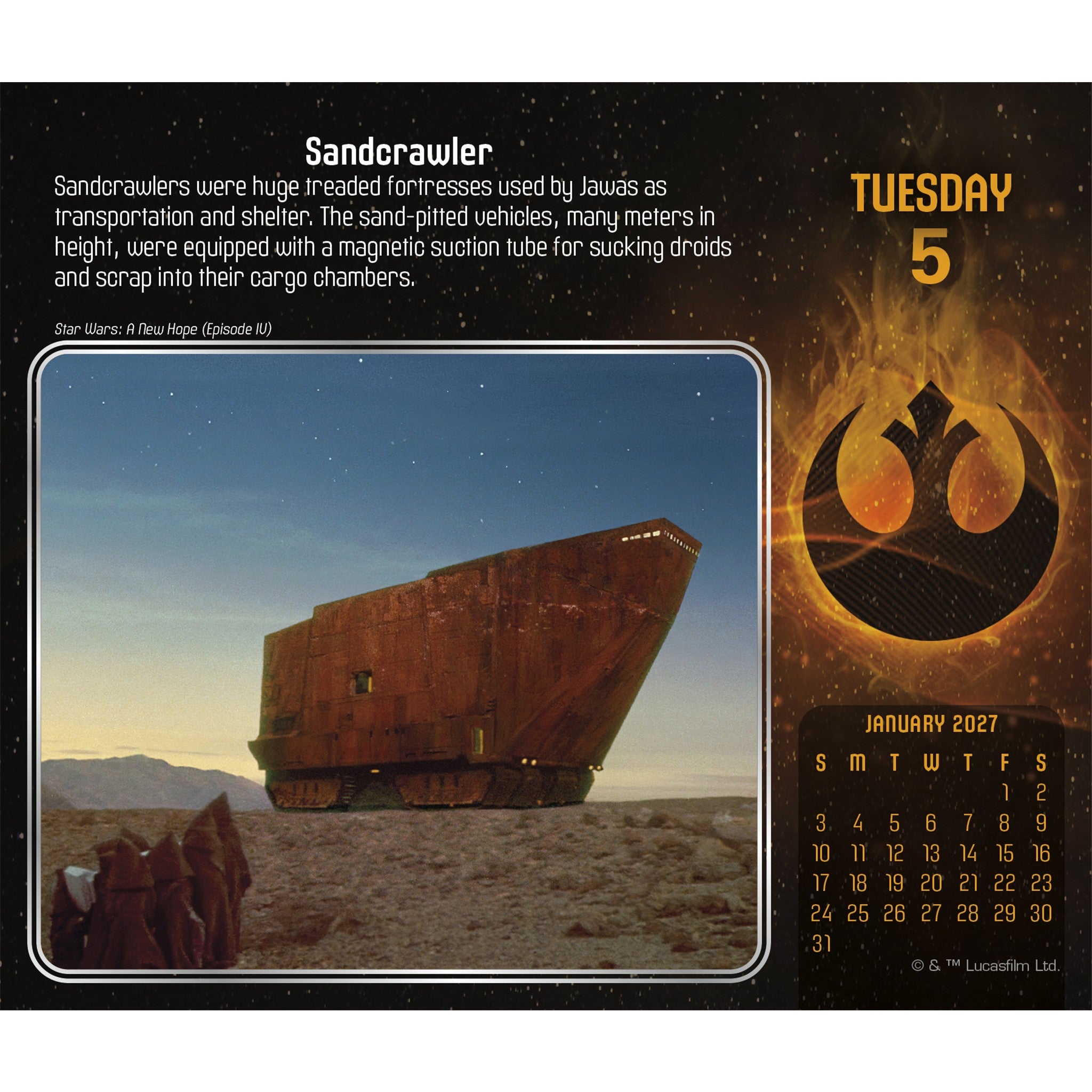 Star Wars 2027 Box Calendar