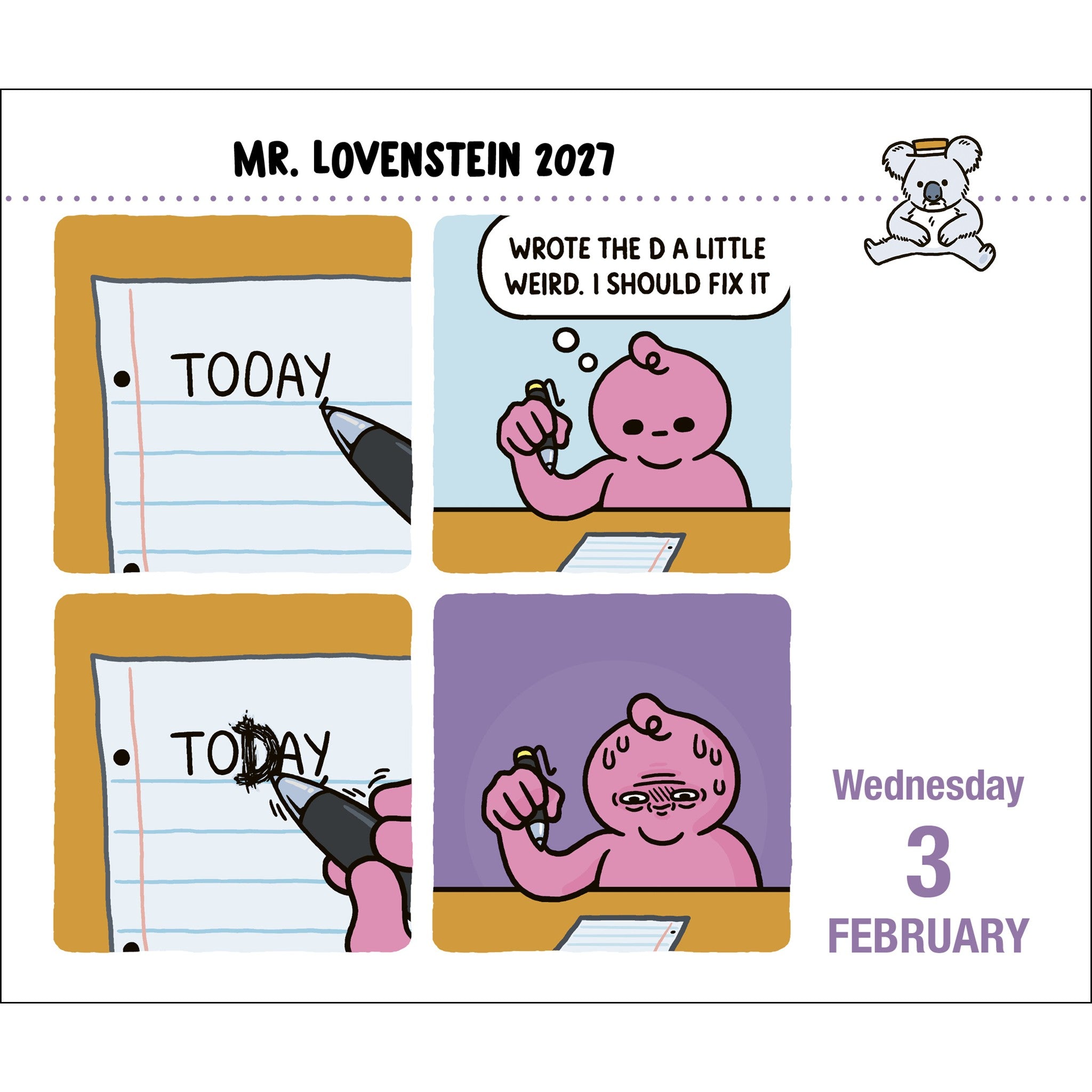 Mr. Lovenstein 2027 Box Calendar