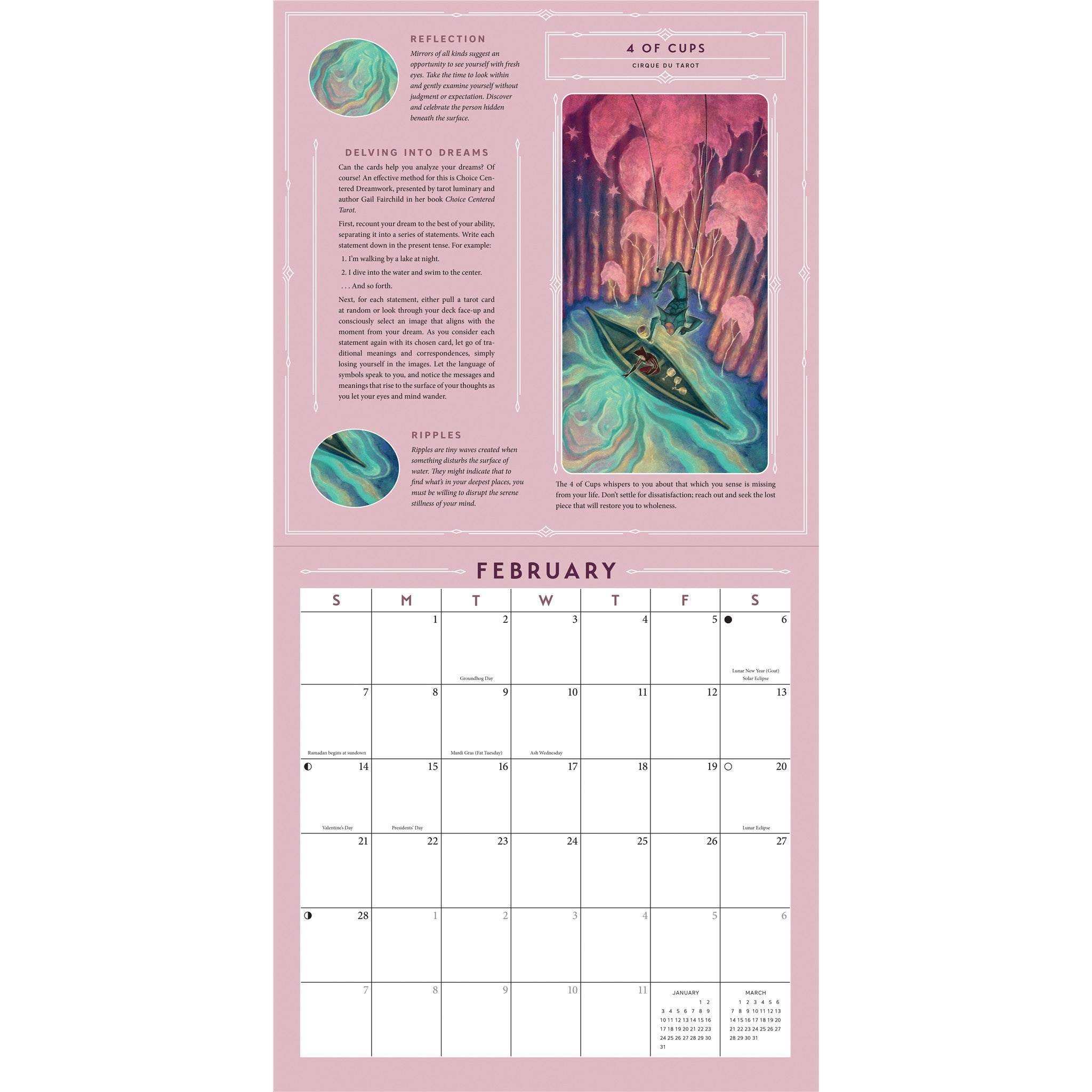 Tarot 2027 Wall Calendar