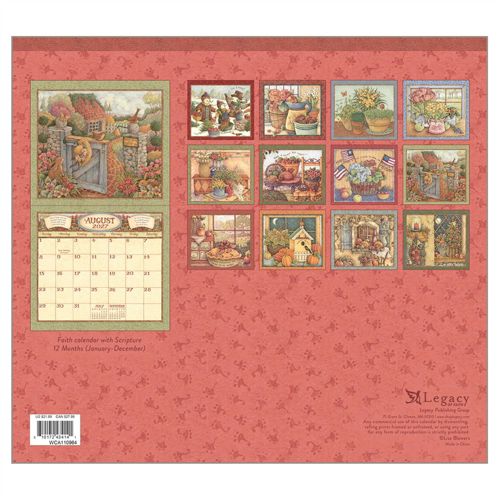 Faithful Moments 2027 Wall Calendar - Online Only