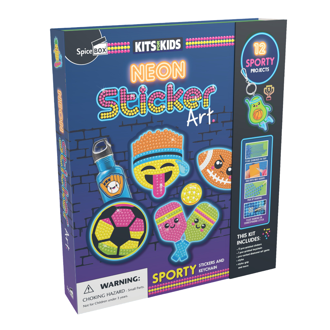 Kits for Kids Neon Sticker Art