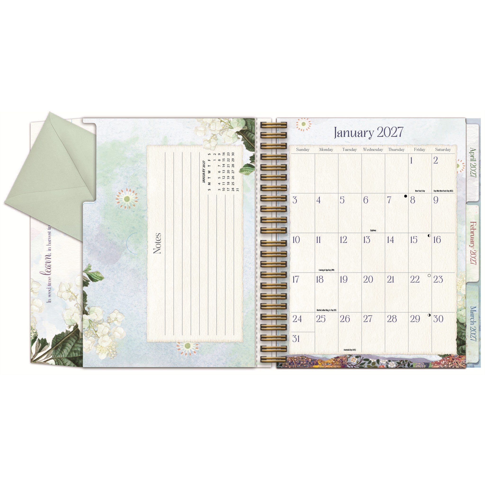 Botanical Gardens File It 2027 Engagement Calendar