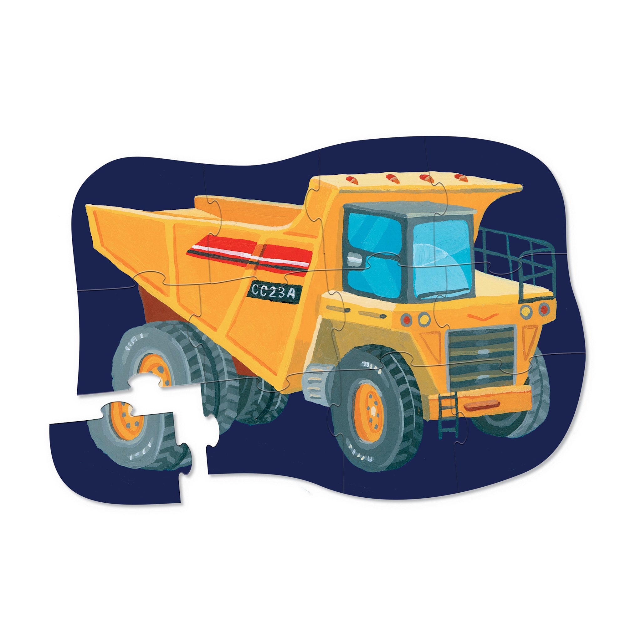 732396412067 Construction Zone Jigsaw Puzzle (12 Piece) by