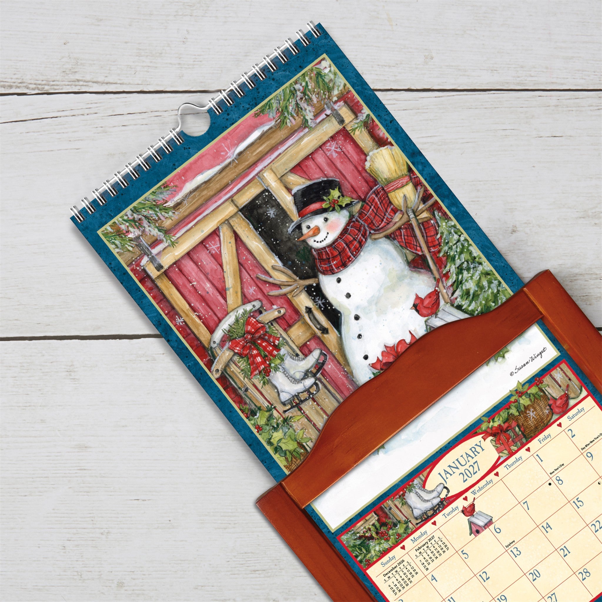 Heart and Home 2027 Slim Calendar