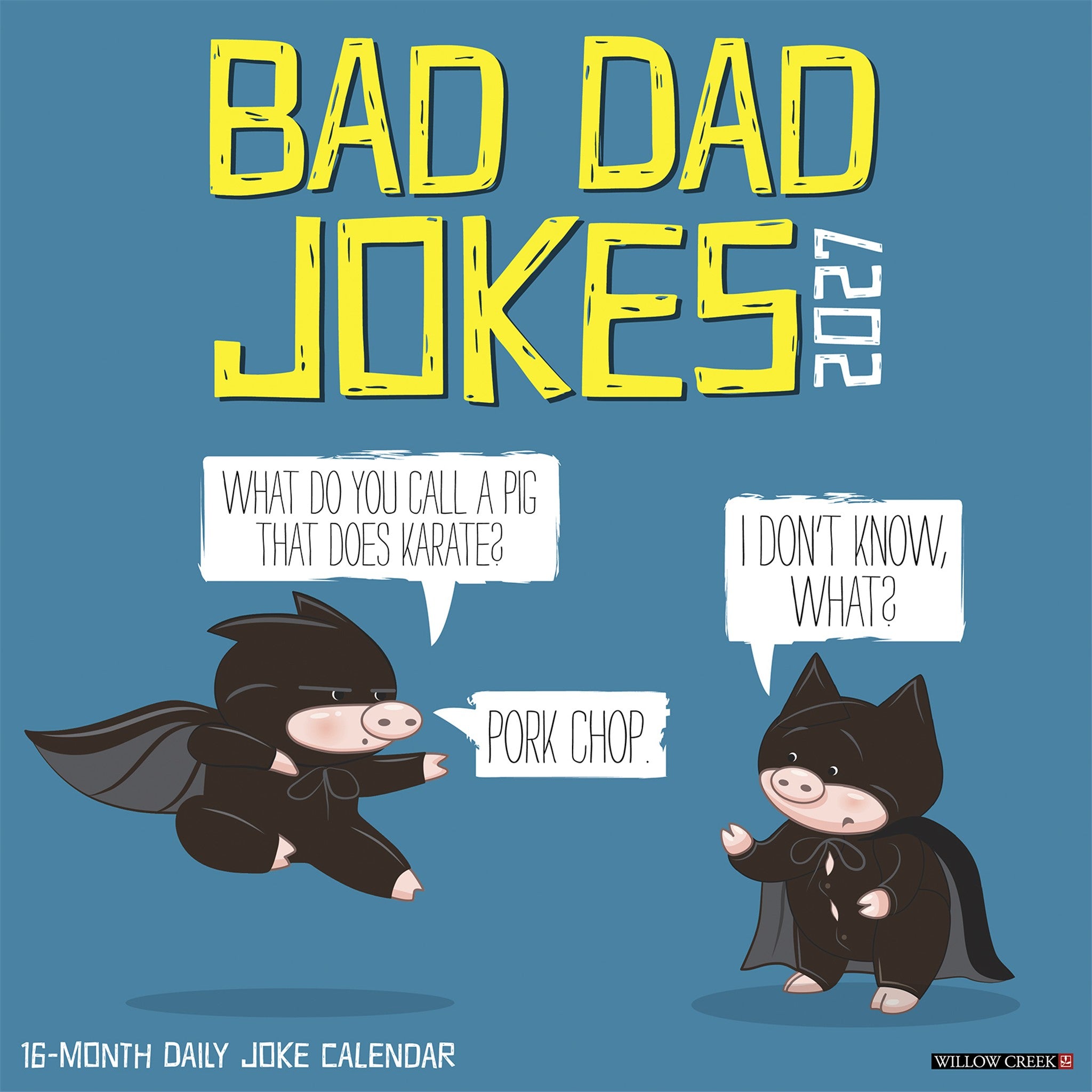 Bad Dad Jokes 2027 Wall Calendar
