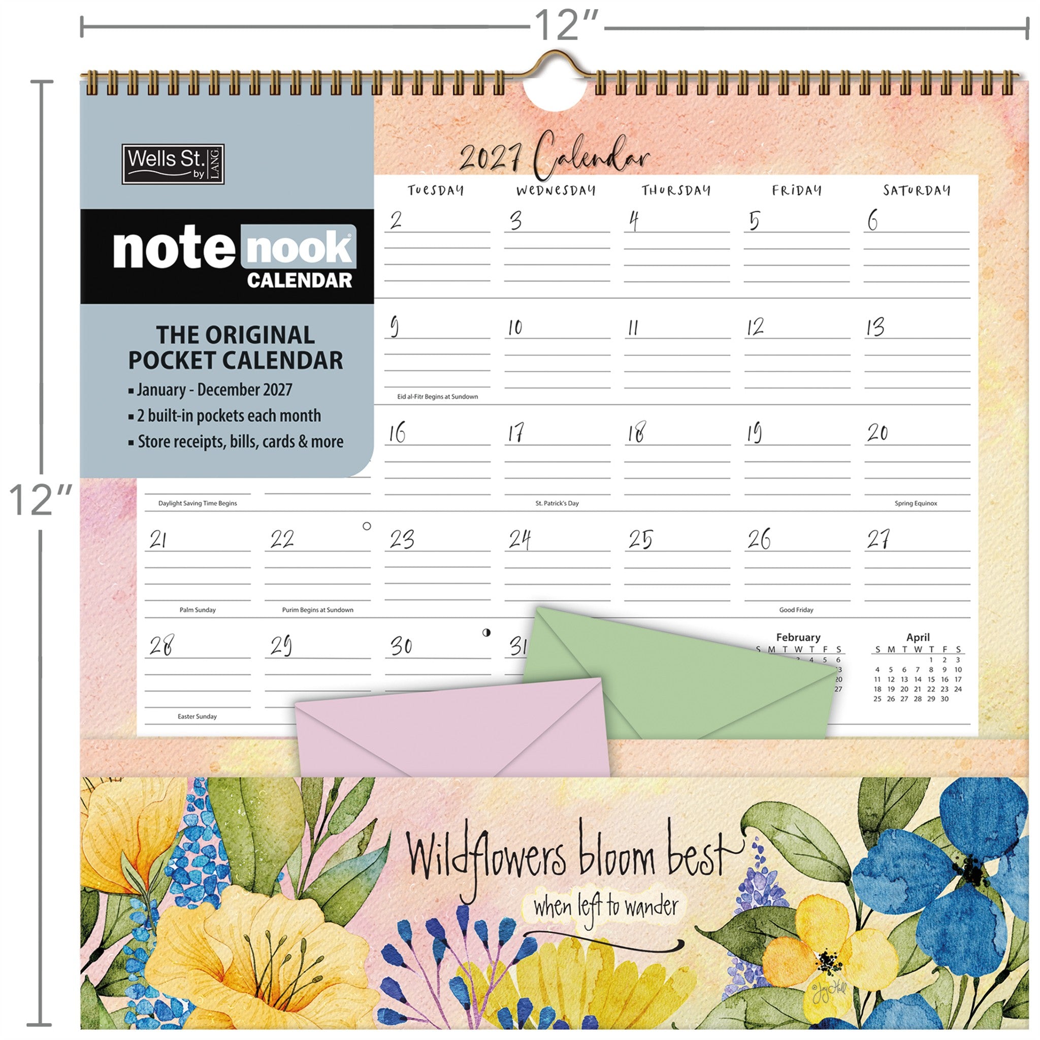 Country Pleasures Note Nook 2027 Wall Calendar - Online Only