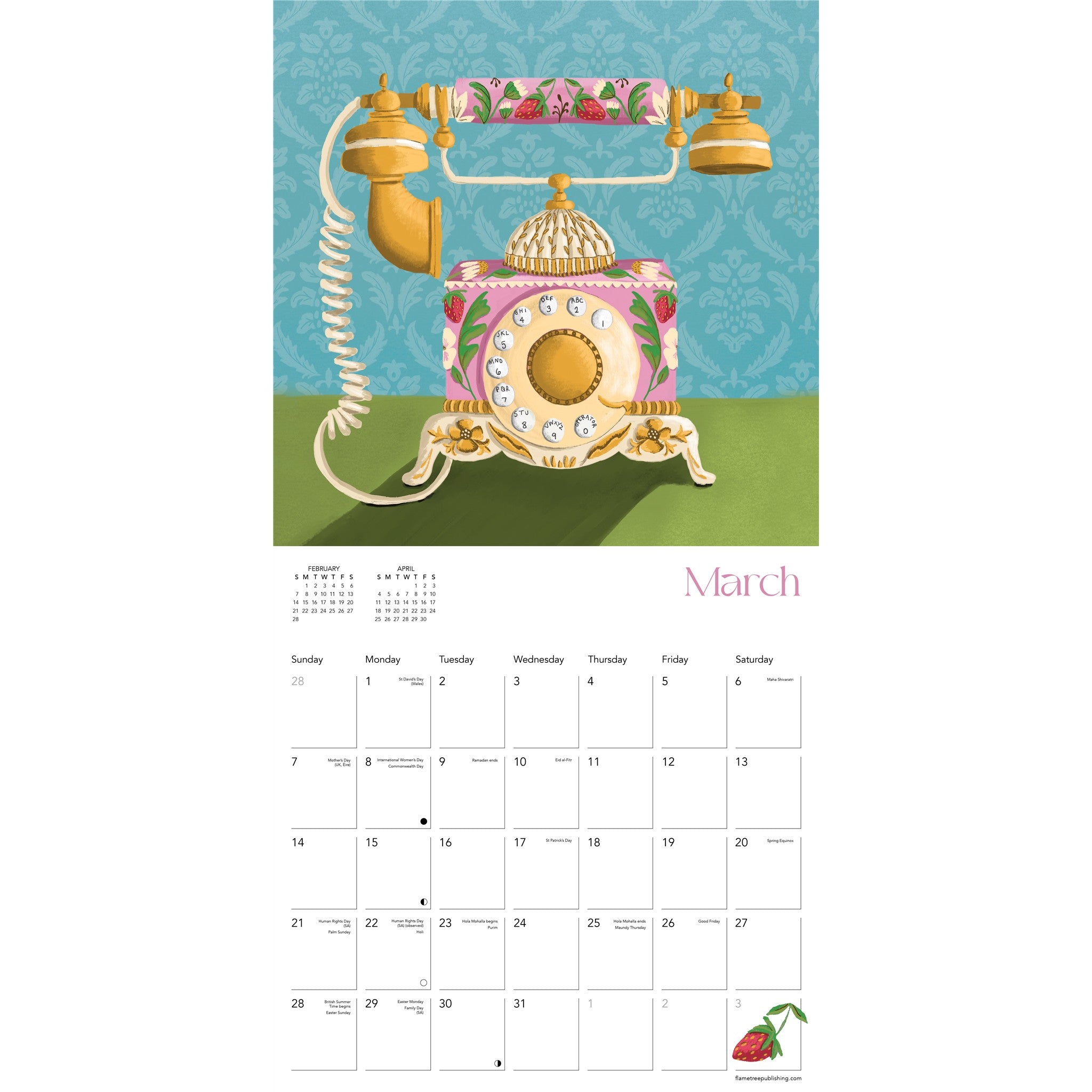 Abby Jacobs: Vintage Home 2027 Wall Calendar