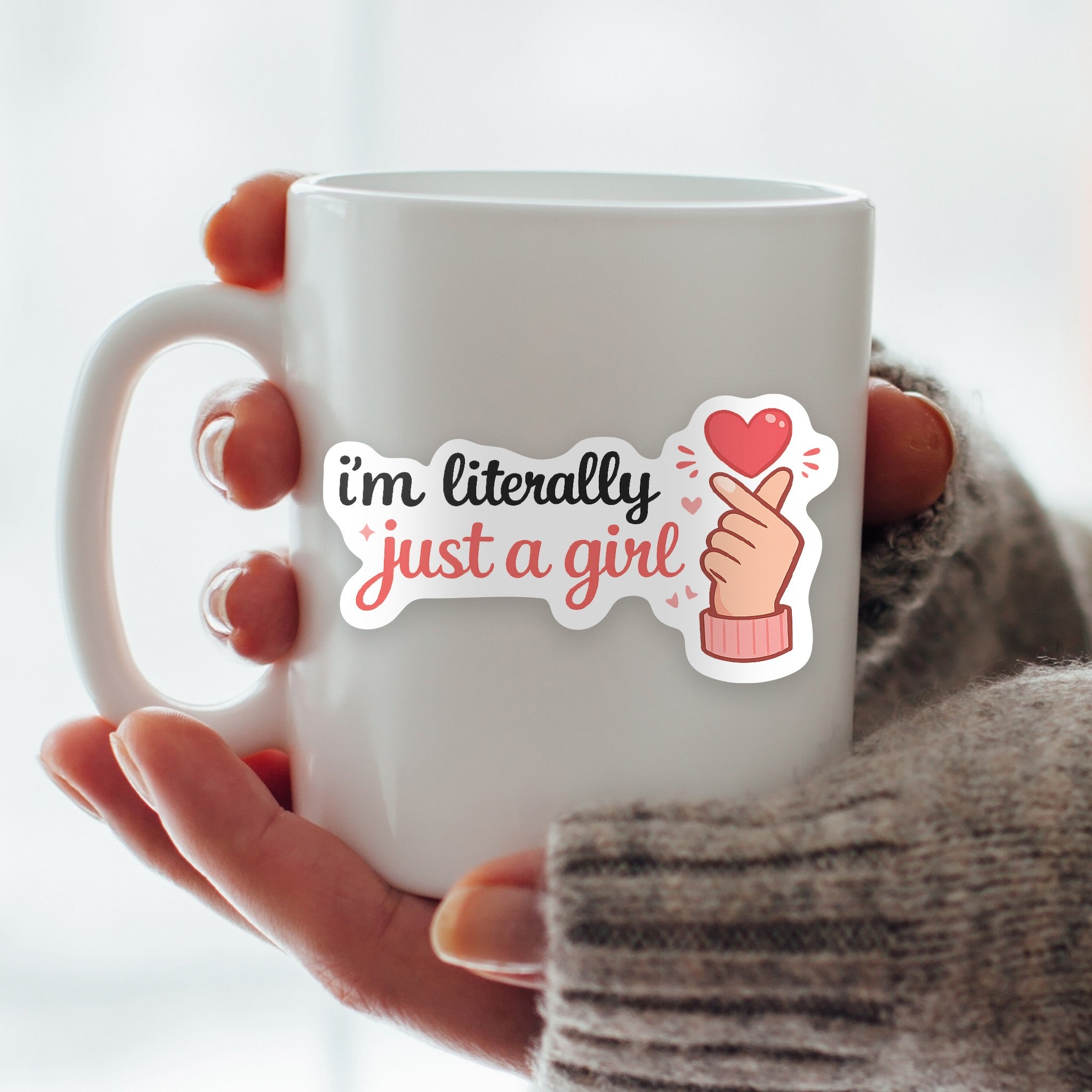 I'm Literally Just a Girl Exclusive Vinyl Sticker