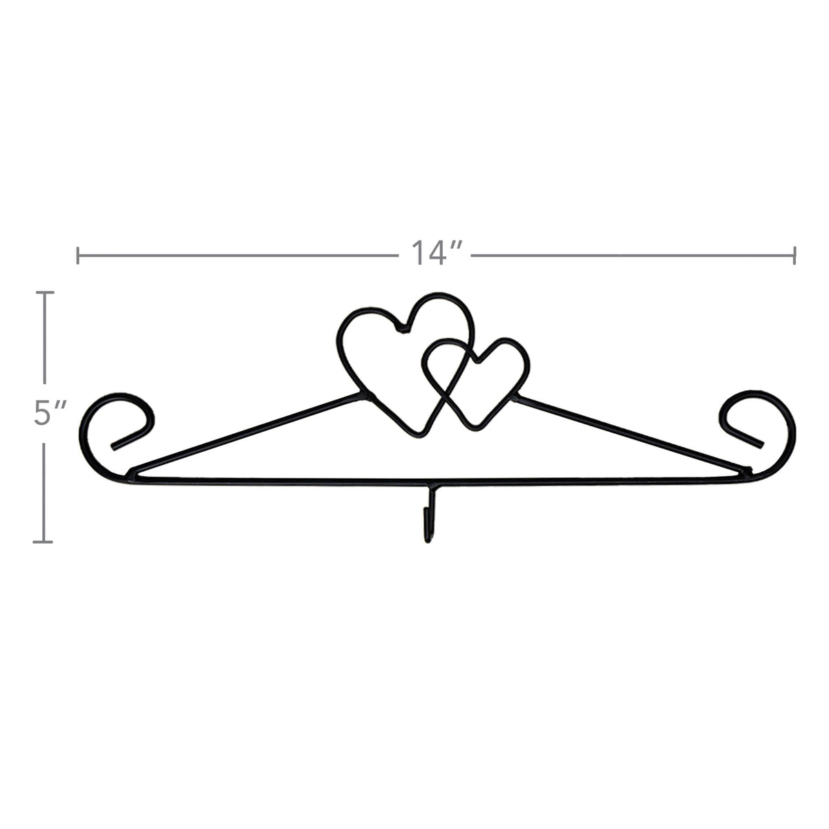Heart Wrought Iron Calendar Hanger - Calendar Club Canada