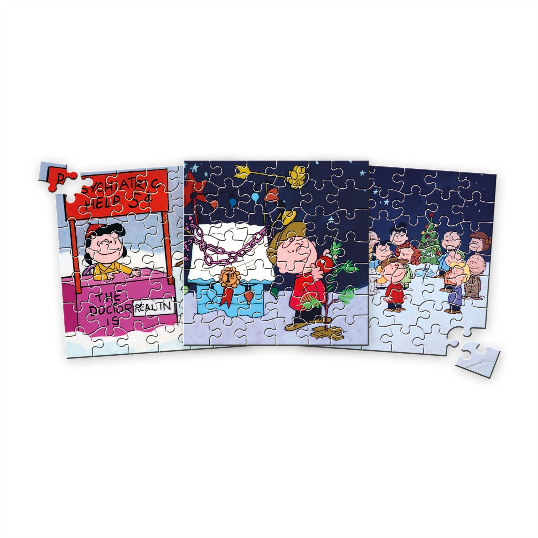 Peanuts Charlie Brown Advent Calendar 12 Mini 42 Piece Puzzles