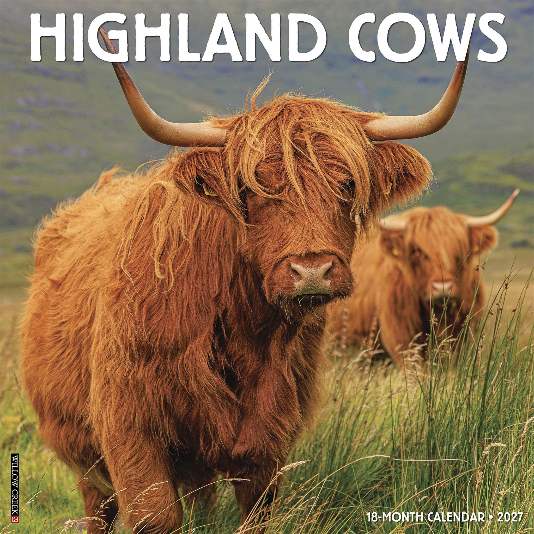 Highland Cows 2027 Wall Calendar - Online Only