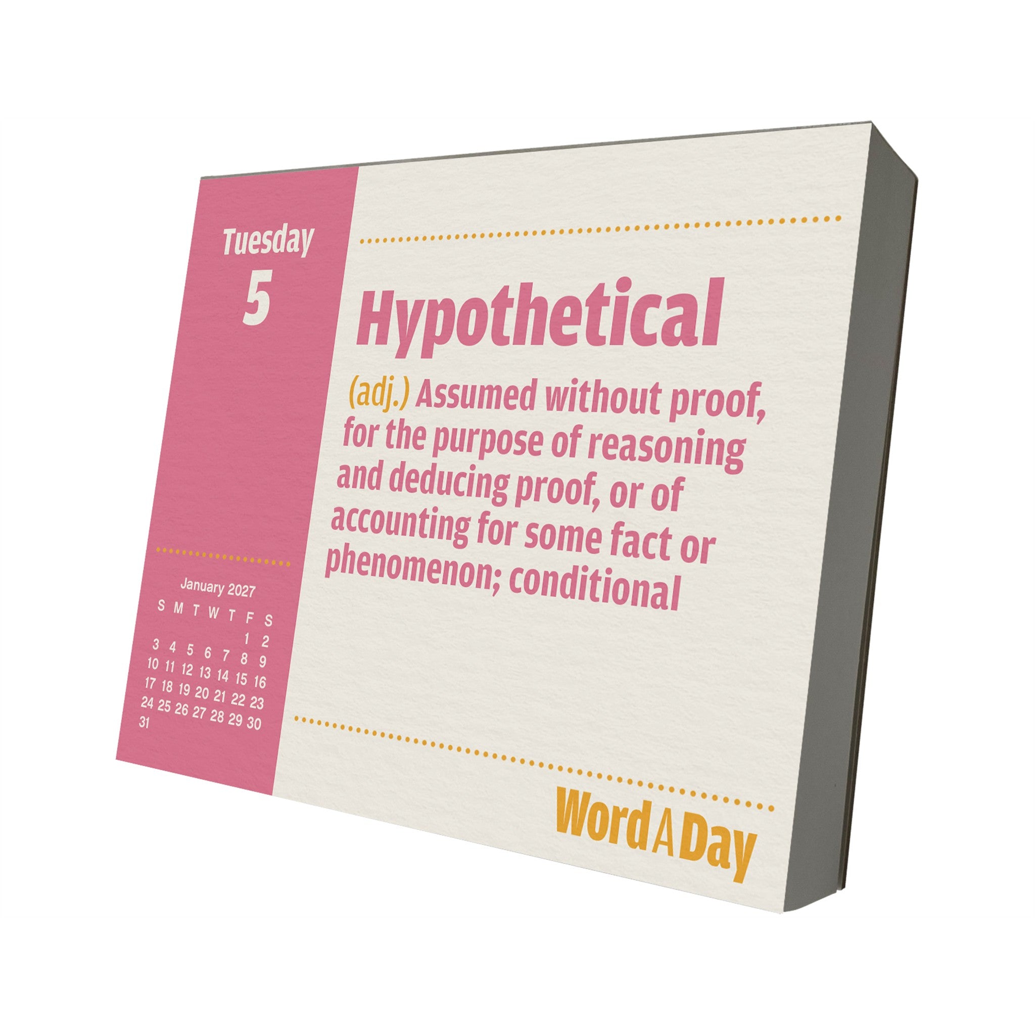 Word a Day 2027 Box Calendar - Online Only