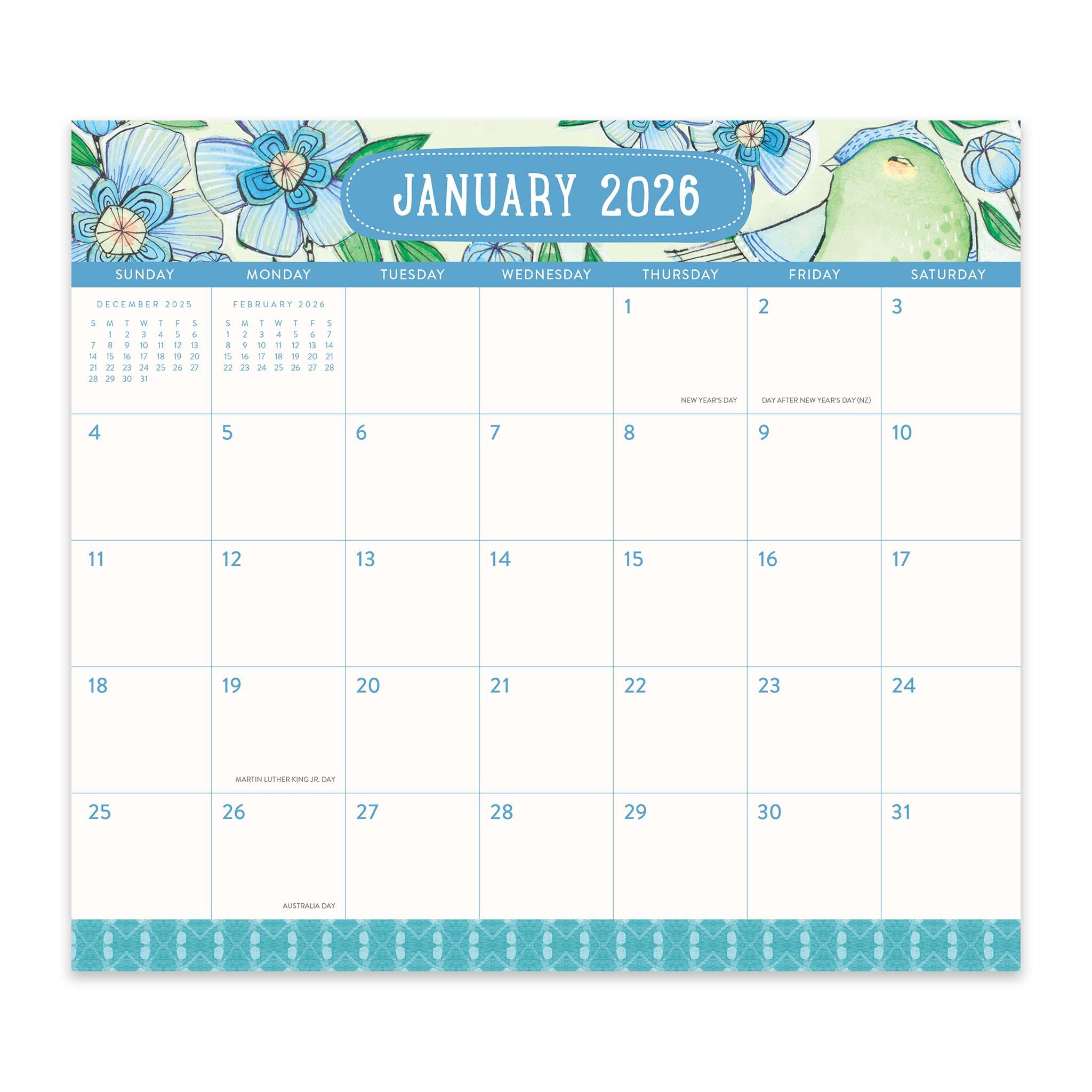 Where Love Grows 2025-2026 Exclusive Mini Magnetic Pad Calendar