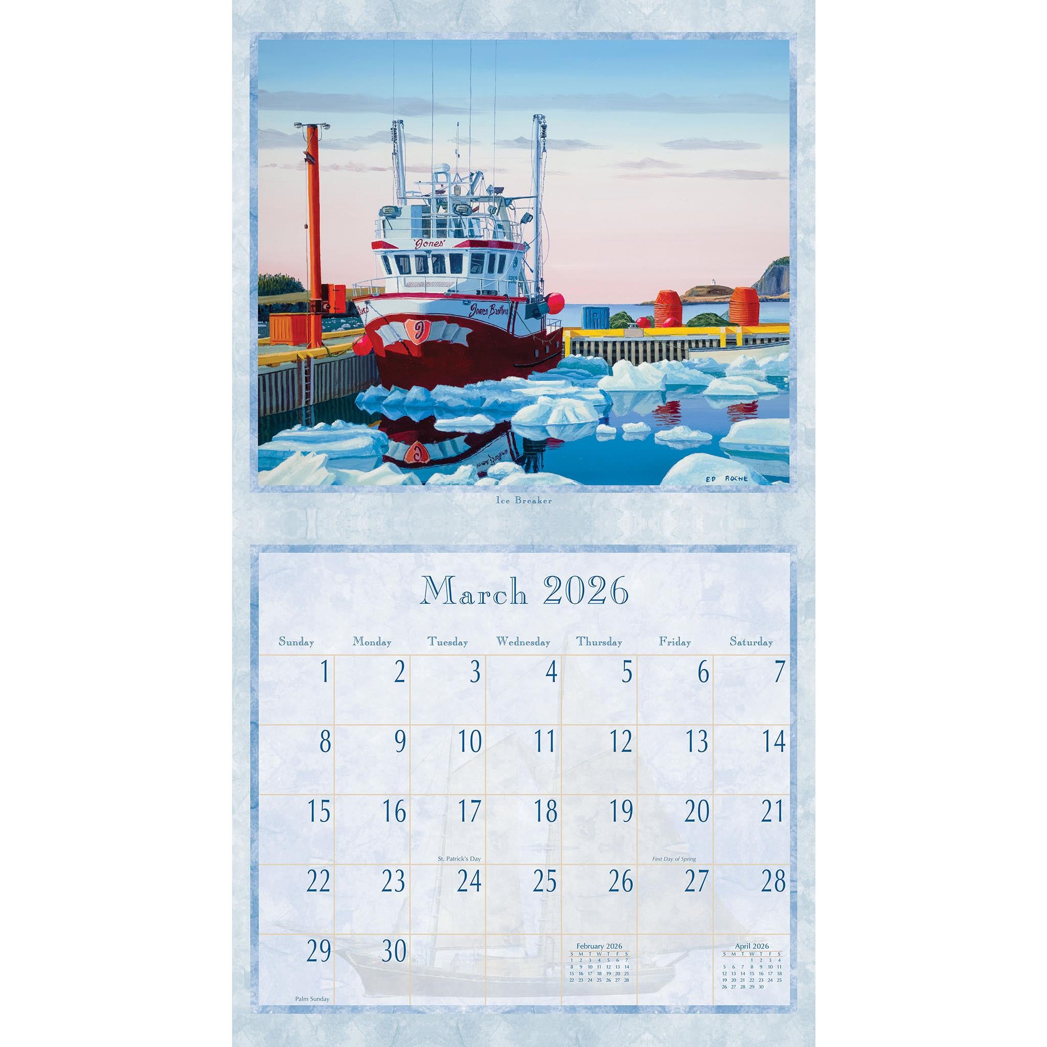Newfoundland 2026 Wall Calendar