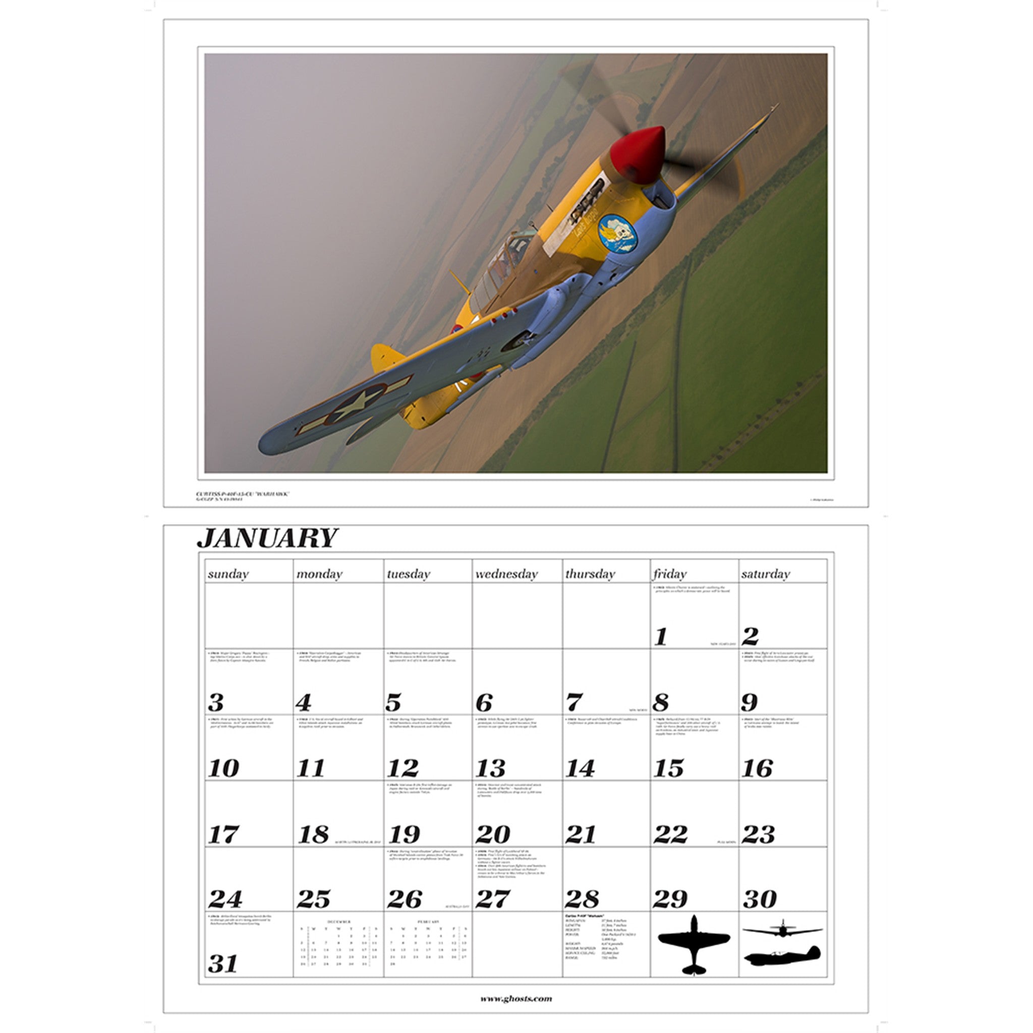 Ghosts a Time Remembered 2027 Wall Calendar