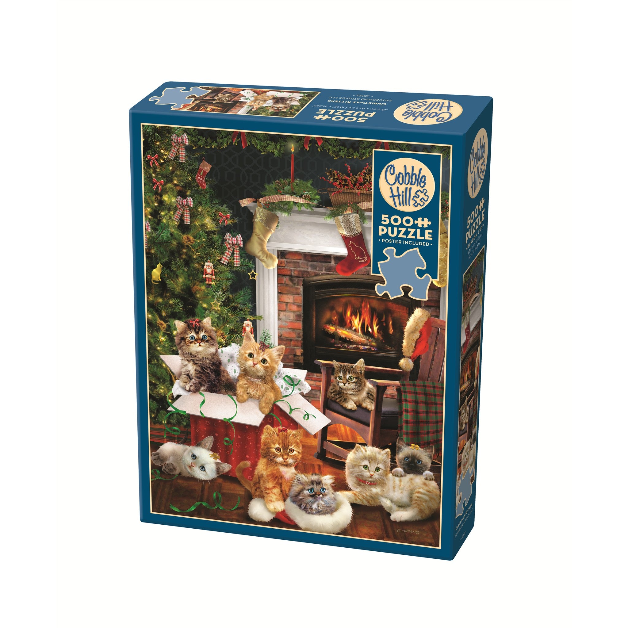 Christmas Kittens 500 Piece Puzzle