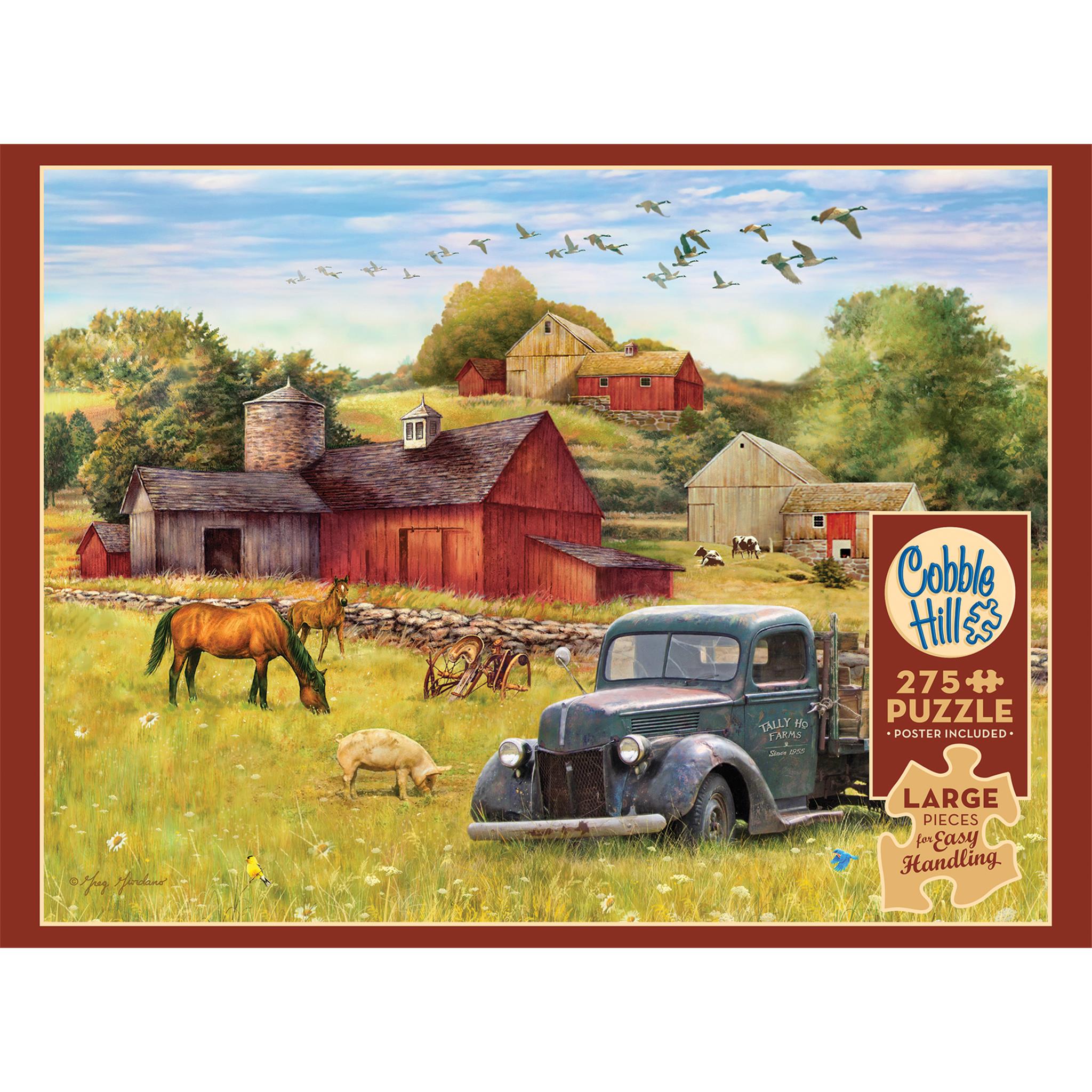 Summer Afternoon on the Farm 275 Piece Puzzle by Cobble Hill