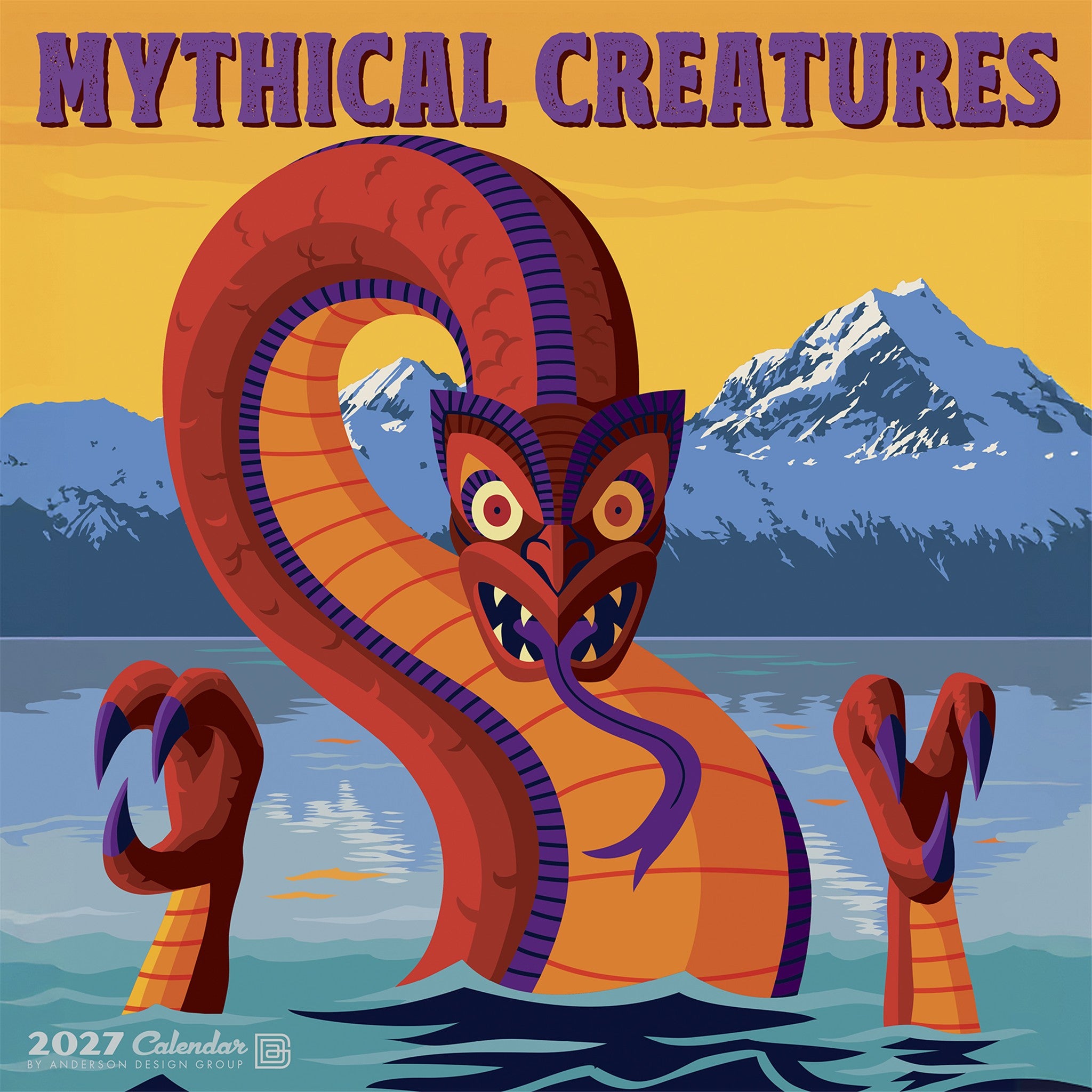 Mythical Creatures 2027 Wall Calendar