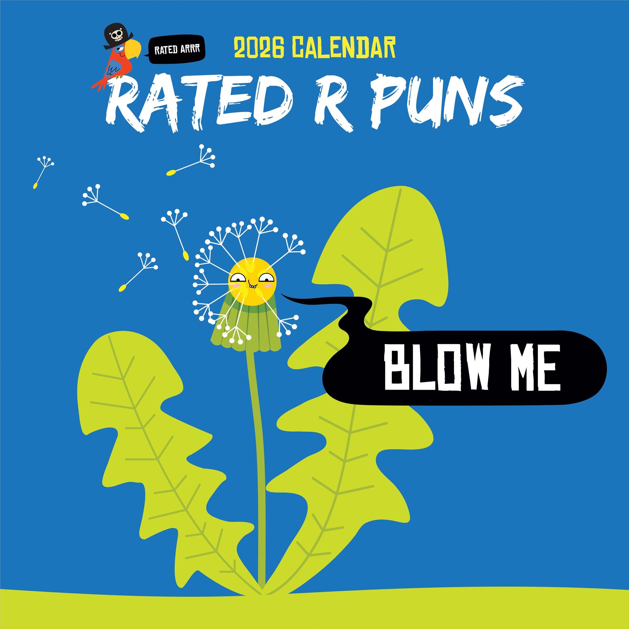 Rated R Puns 2026 Wall Calendar - Online Only