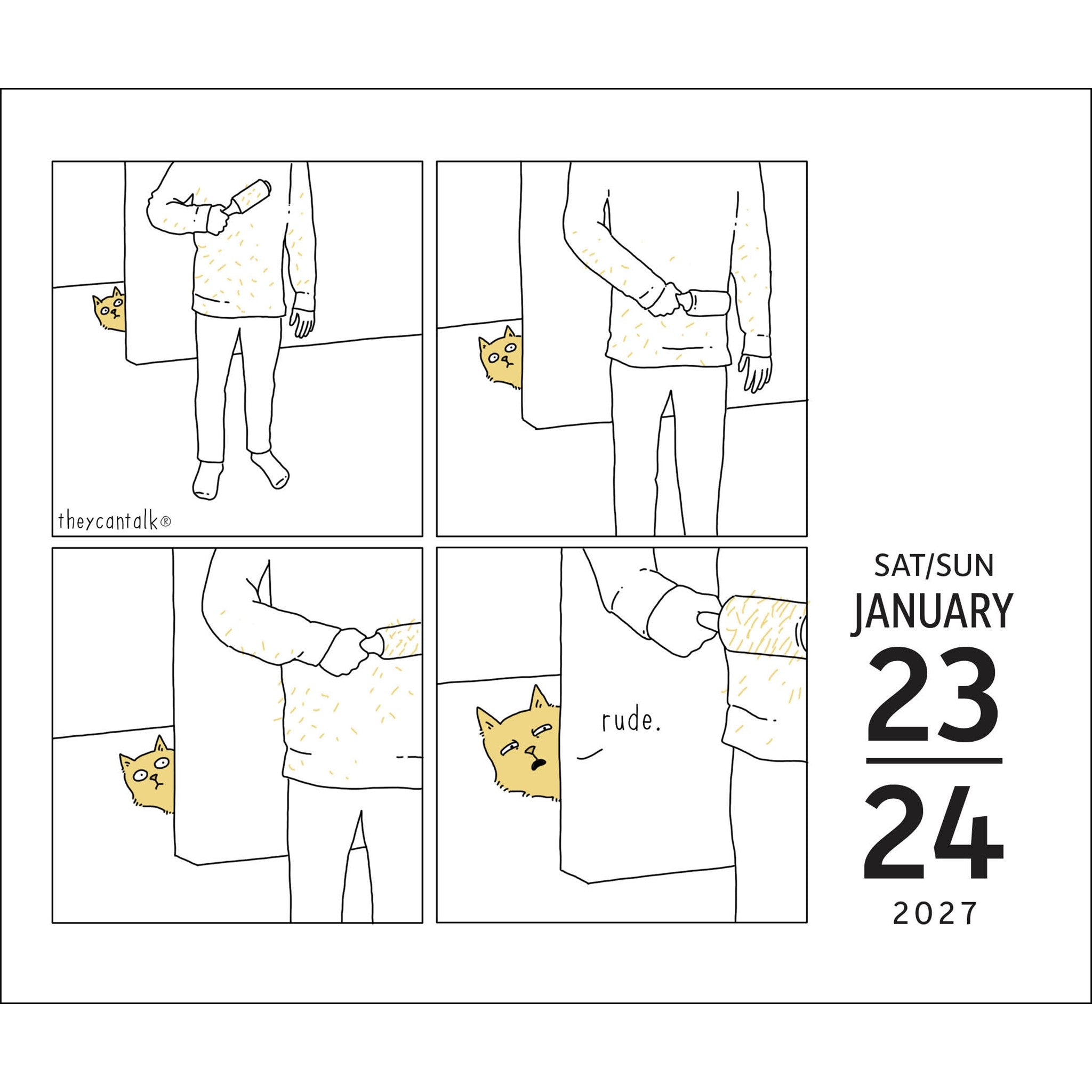 They Can Talk Comics 2027 Box Calendar